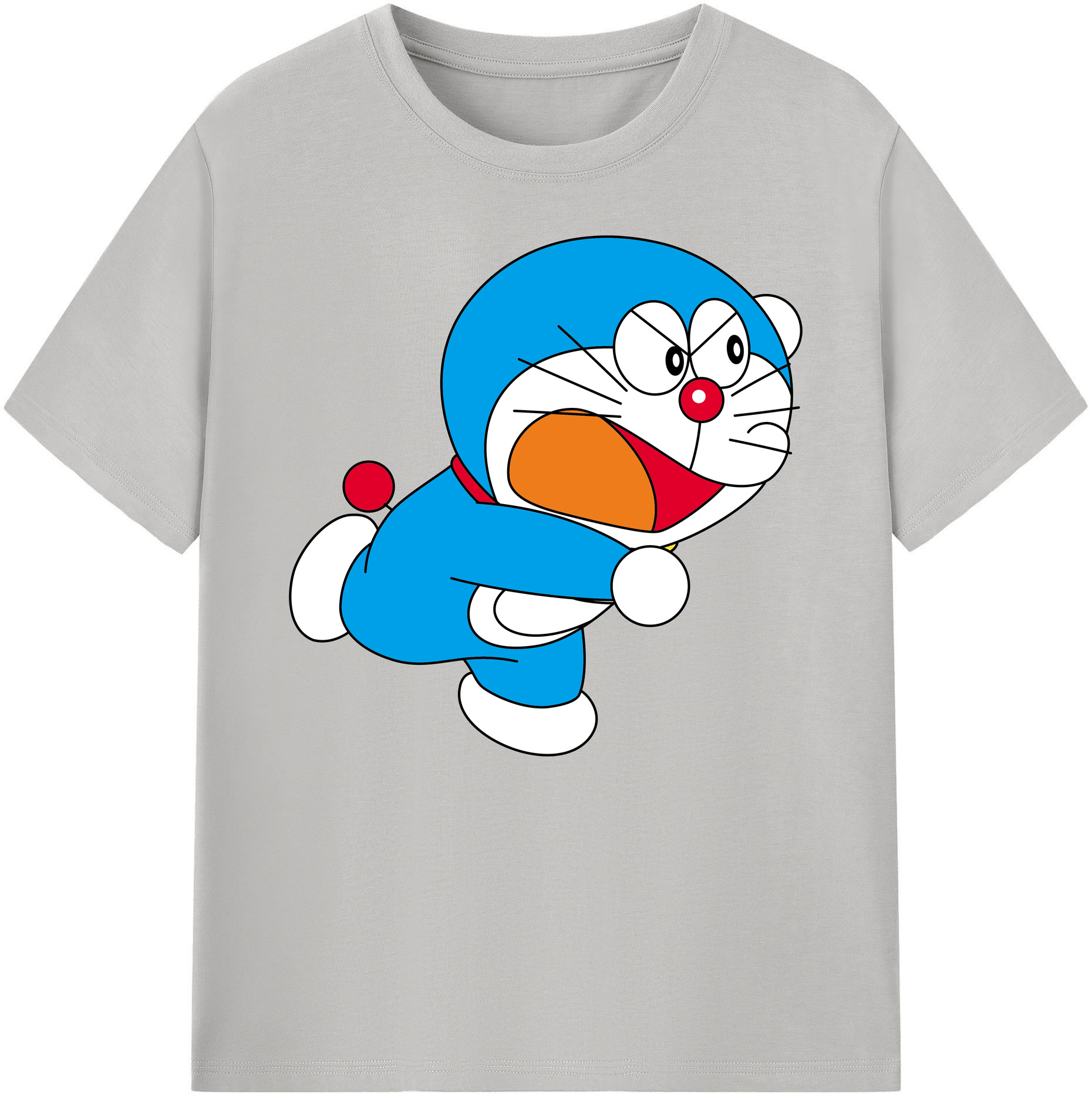 （画像用） ドラえもん Doraemon 綿100％ メンズ半袖Tシャツ｜肌触りやわらか＆通気性