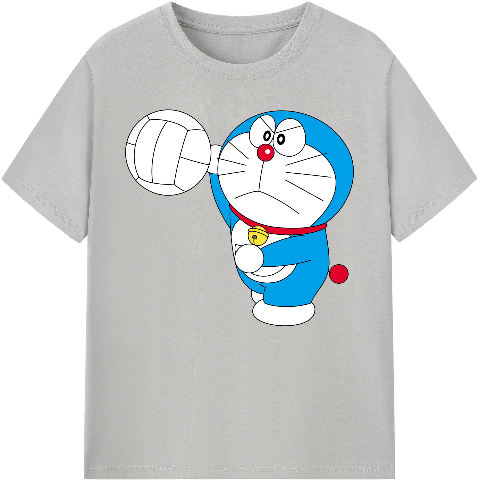 （画像用） ドラえもん Doraemon 綿100％ メンズ半袖Tシャツ｜肌触りやわらか＆通気性