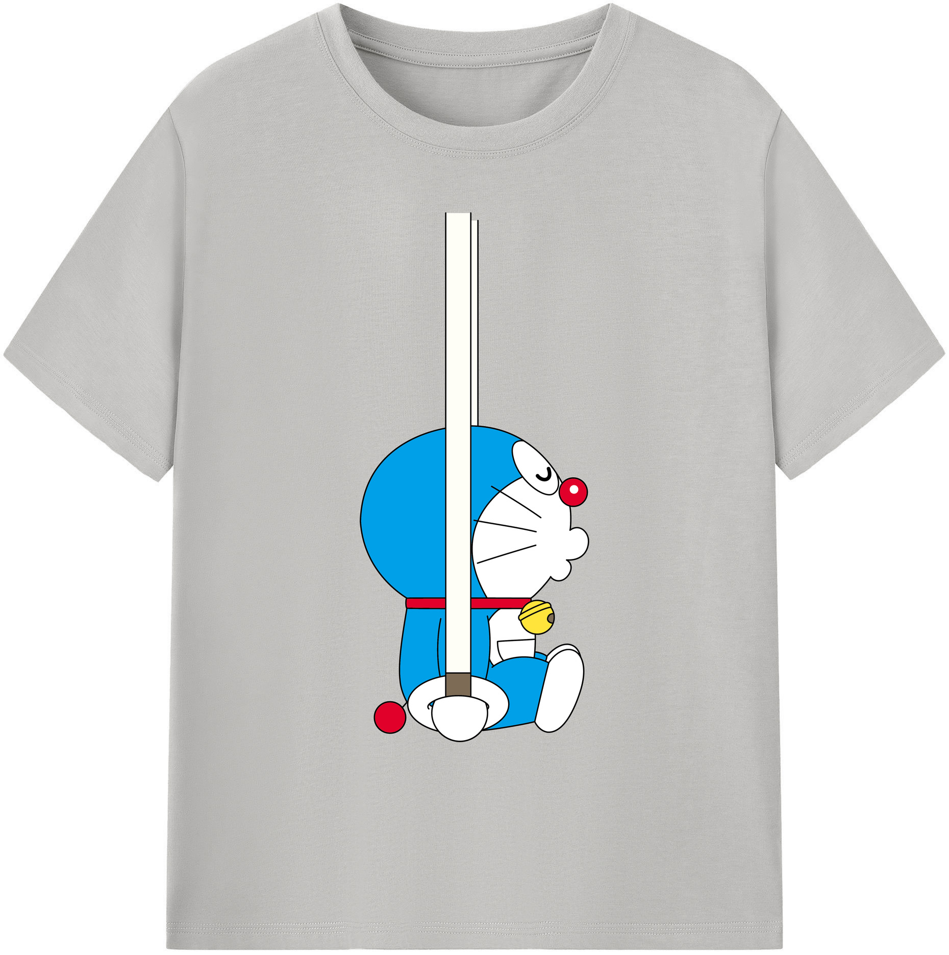 （画像用） ドラえもん Doraemon 綿100％ メンズ半袖Tシャツ｜肌触りやわらか＆通気性