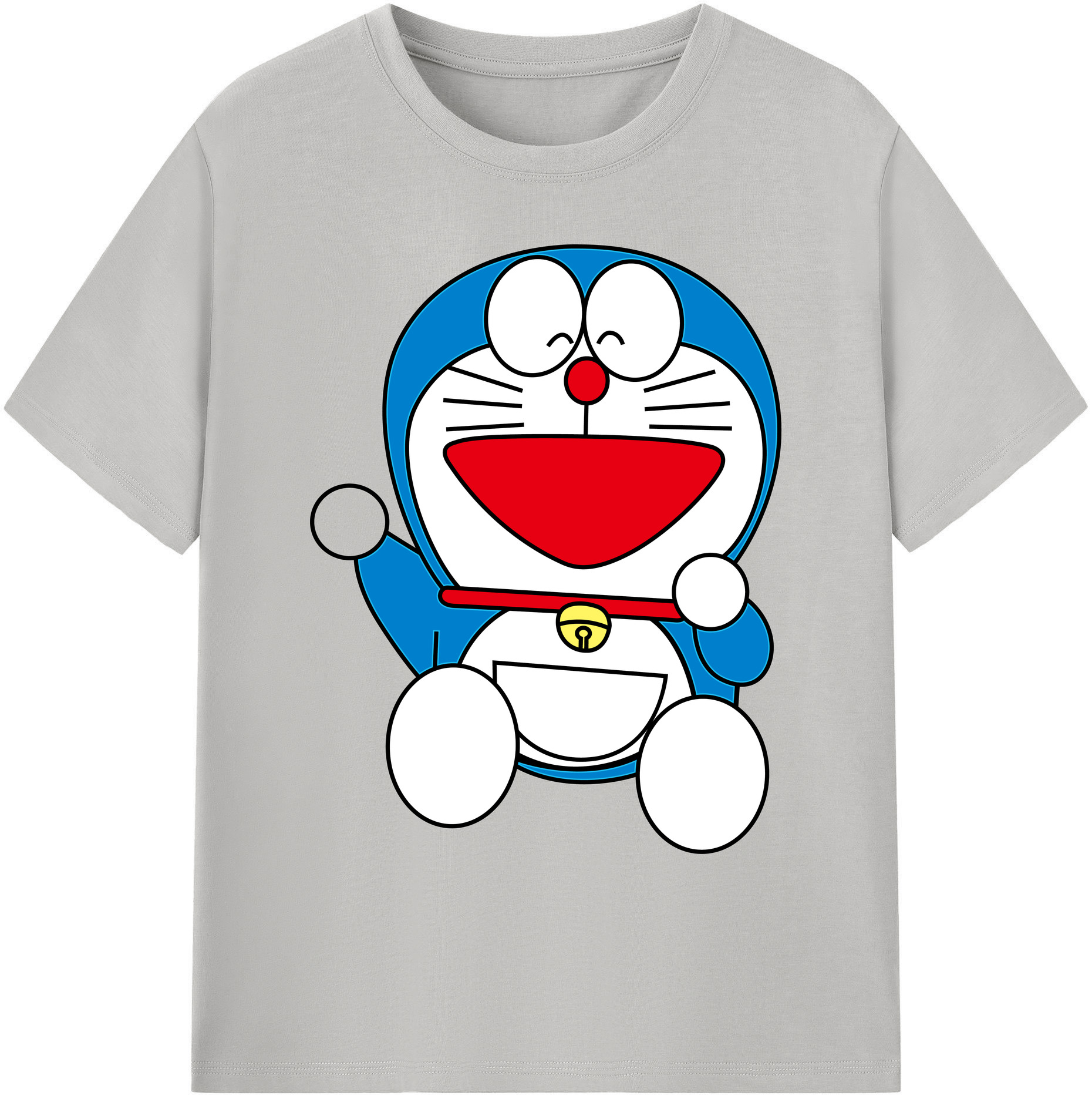 （画像用） ドラえもん Doraemon 綿100％ メンズ半袖Tシャツ｜肌触りやわらか＆通気性