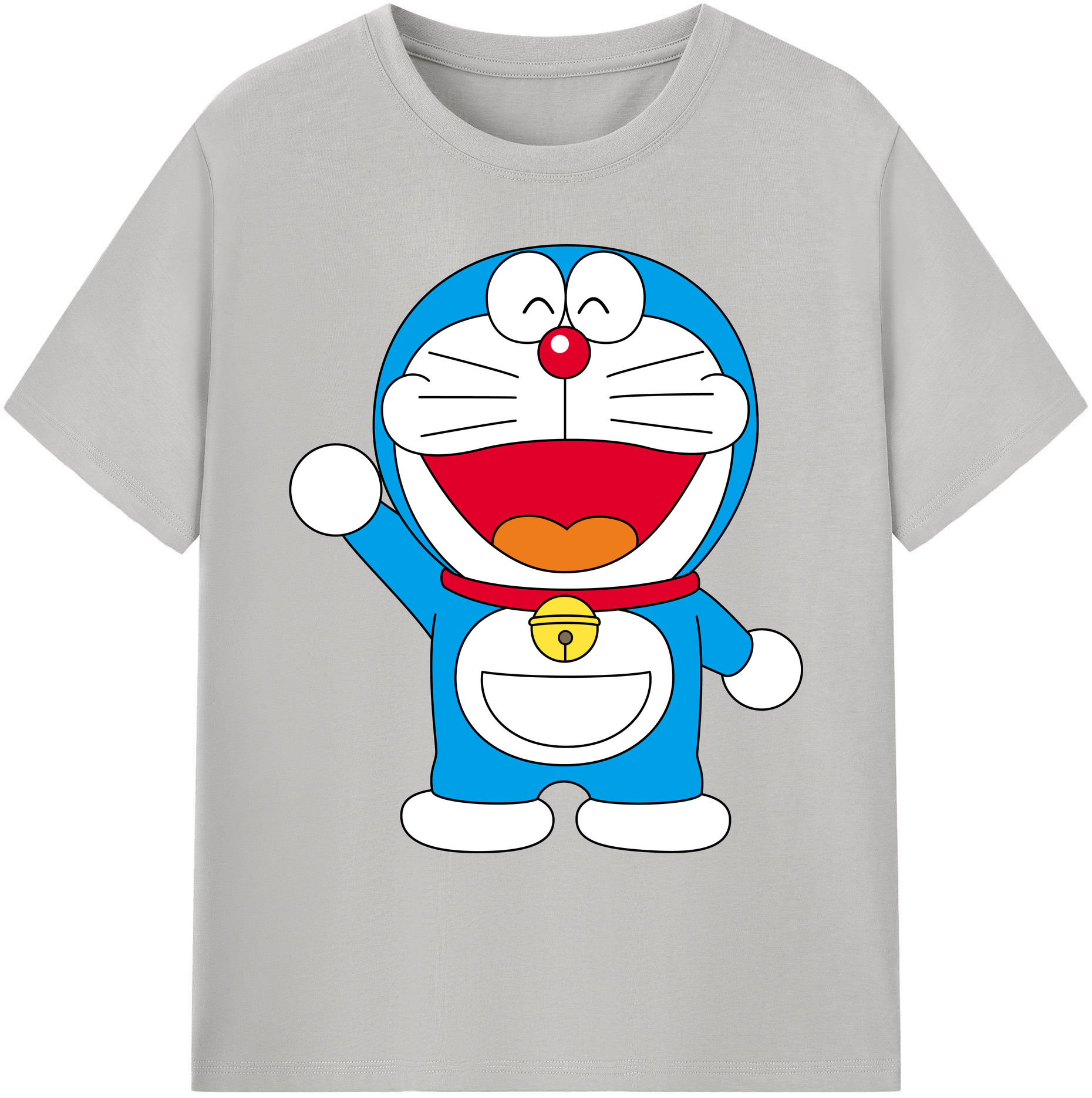 （画像用） ドラえもん Doraemon 綿100％ メンズ半袖Tシャツ｜肌触りやわらか＆通気性