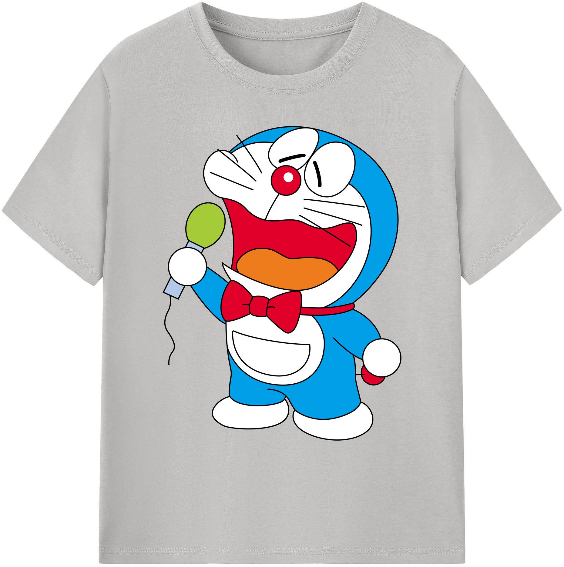（画像用） ドラえもん Doraemon 綿100％ メンズ半袖Tシャツ｜肌触りやわらか＆通気性