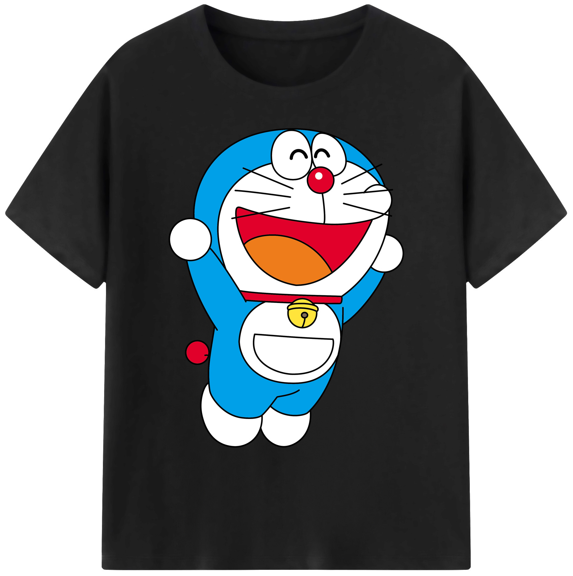 （画像用） ドラえもん Doraemon 綿100％ メンズ半袖Tシャツ｜肌触りやわらか＆通気性