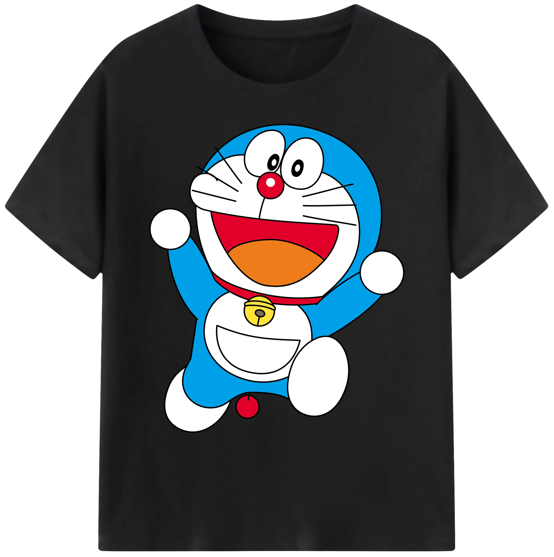 （画像用） ドラえもん Doraemon 綿100％ メンズ半袖Tシャツ｜肌触りやわらか＆通気性