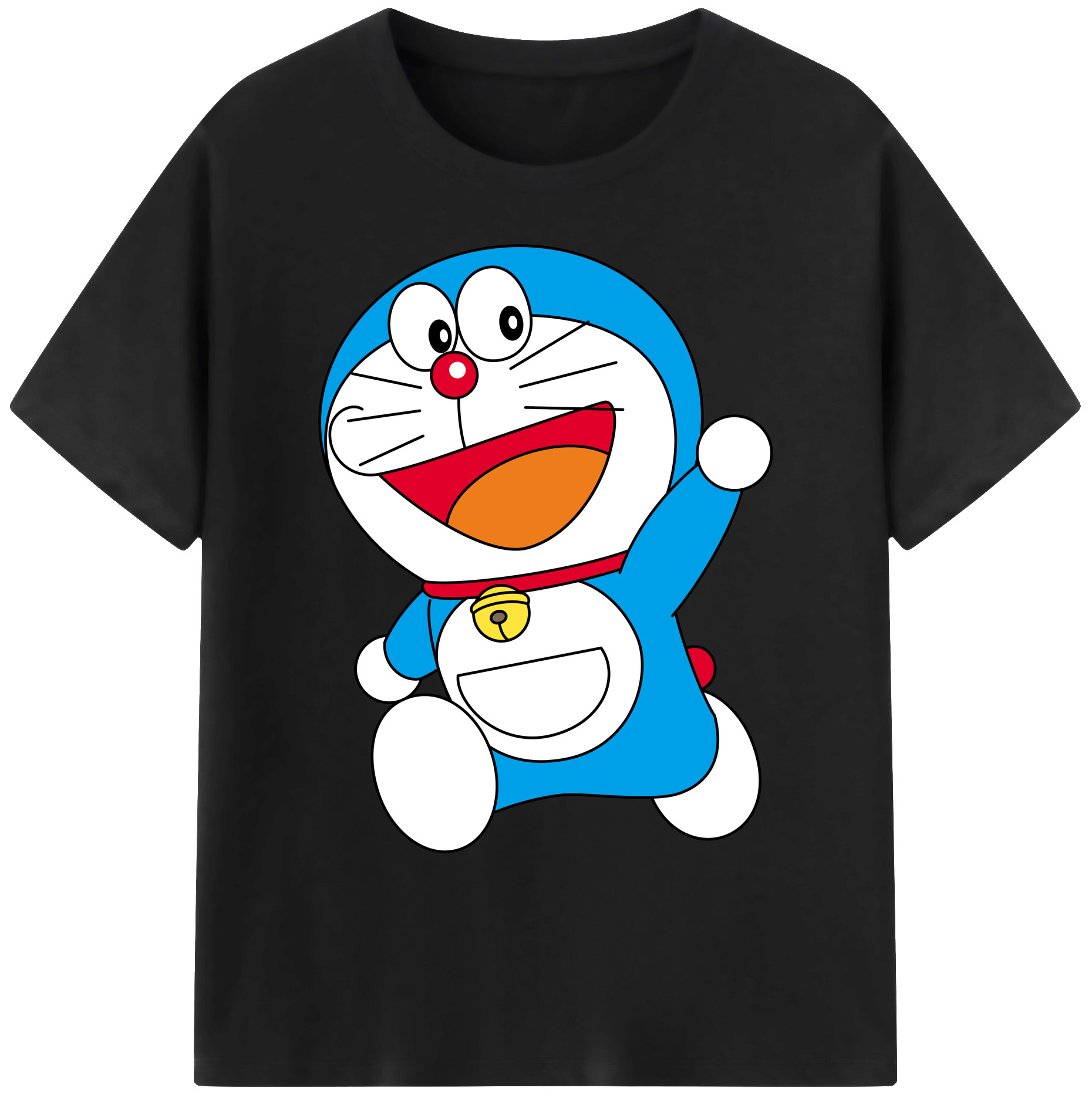 （画像用） ドラえもん Doraemon 綿100％ メンズ半袖Tシャツ｜肌触りやわらか＆通気性
