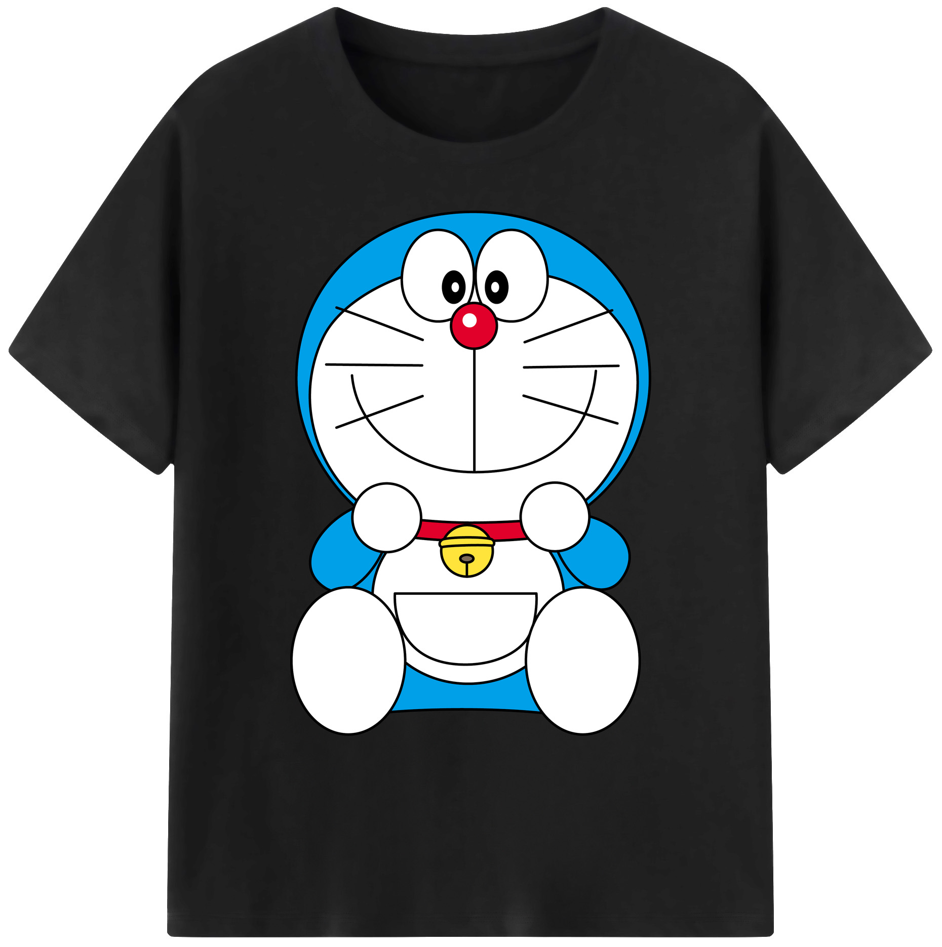 （画像用） ドラえもん Doraemon 綿100％ メンズ半袖Tシャツ｜肌触りやわらか＆通気性