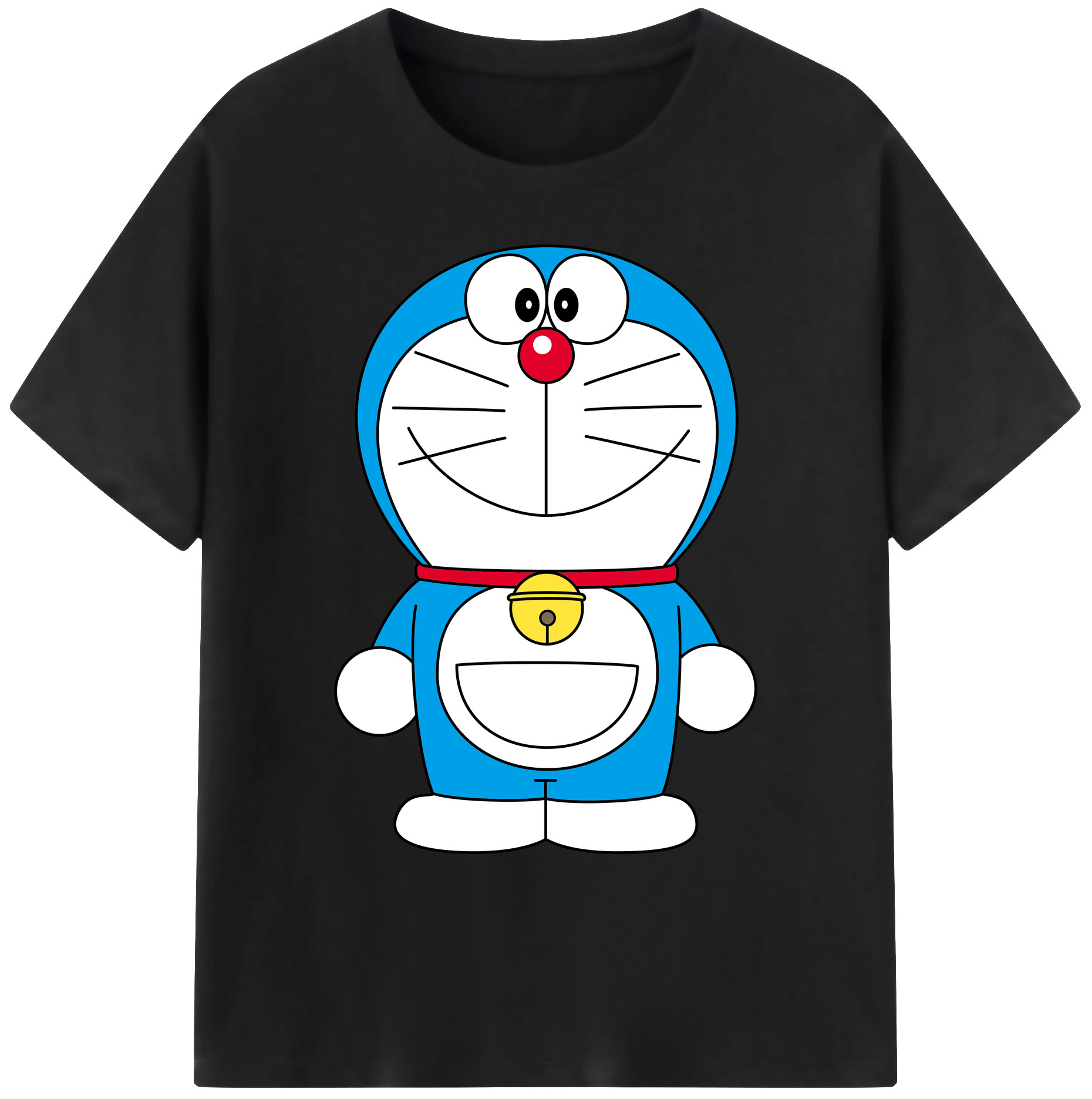 （画像用） ドラえもん Doraemon 綿100％ メンズ半袖Tシャツ｜肌触りやわらか＆通気性