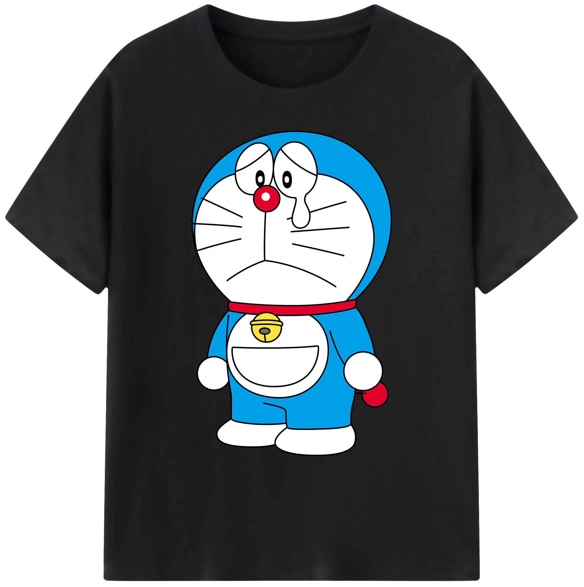 （画像用） ドラえもん Doraemon 綿100％ メンズ半袖Tシャツ｜肌触りやわらか＆通気性