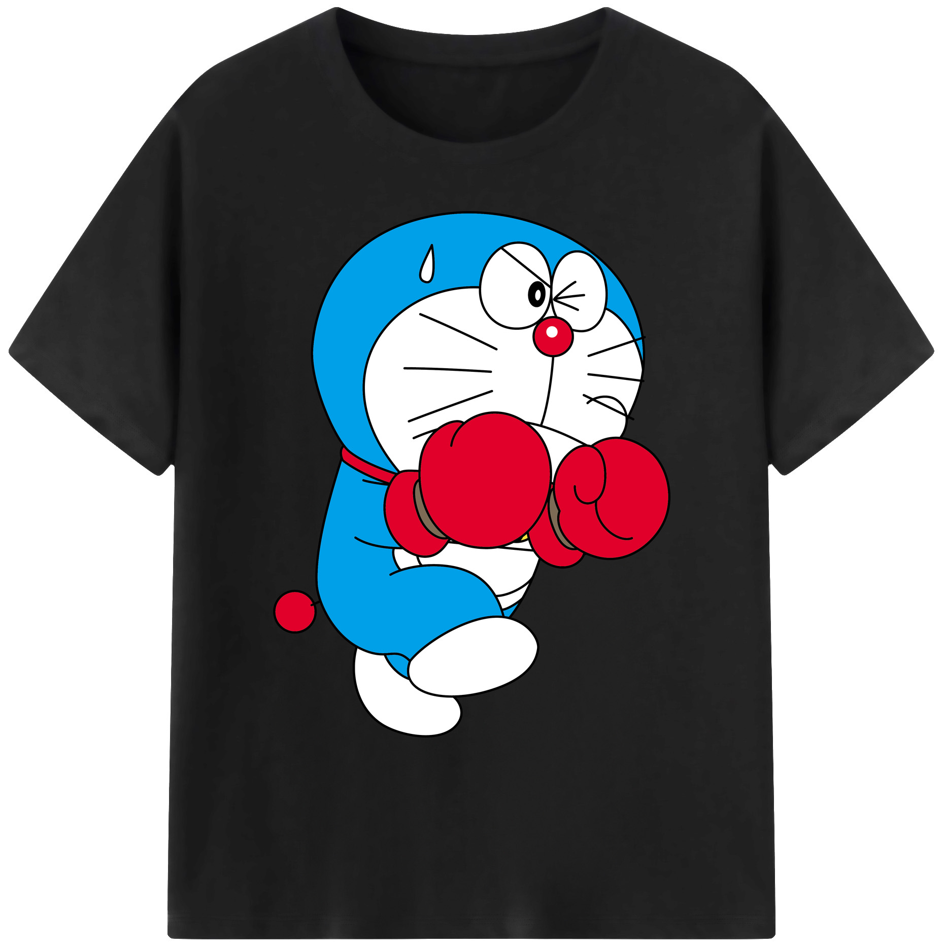 （画像用） ドラえもん Doraemon 綿100％ メンズ半袖Tシャツ｜肌触りやわらか＆通気性
