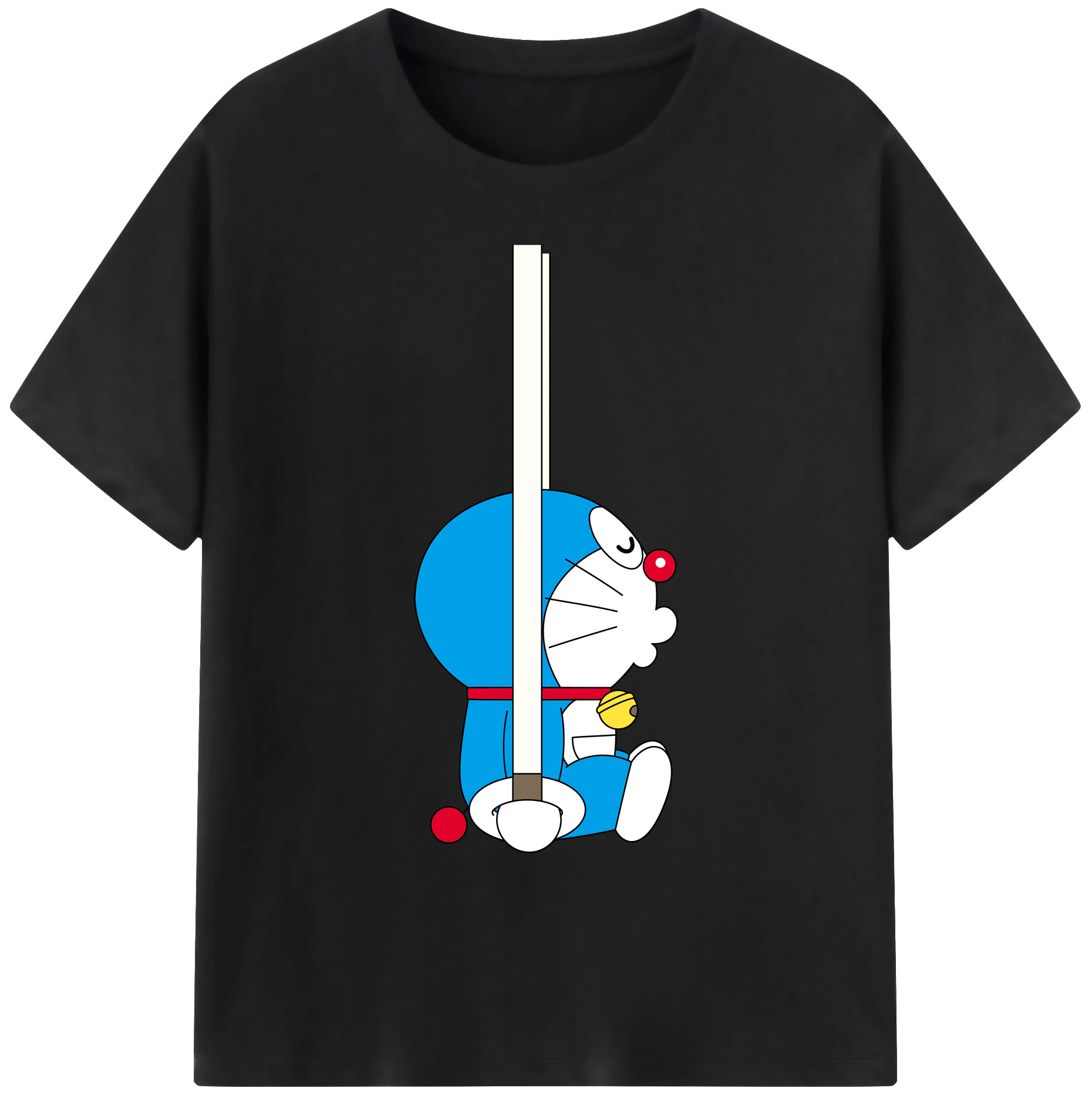 （画像用） ドラえもん Doraemon 綿100％ メンズ半袖Tシャツ｜肌触りやわらか＆通気性