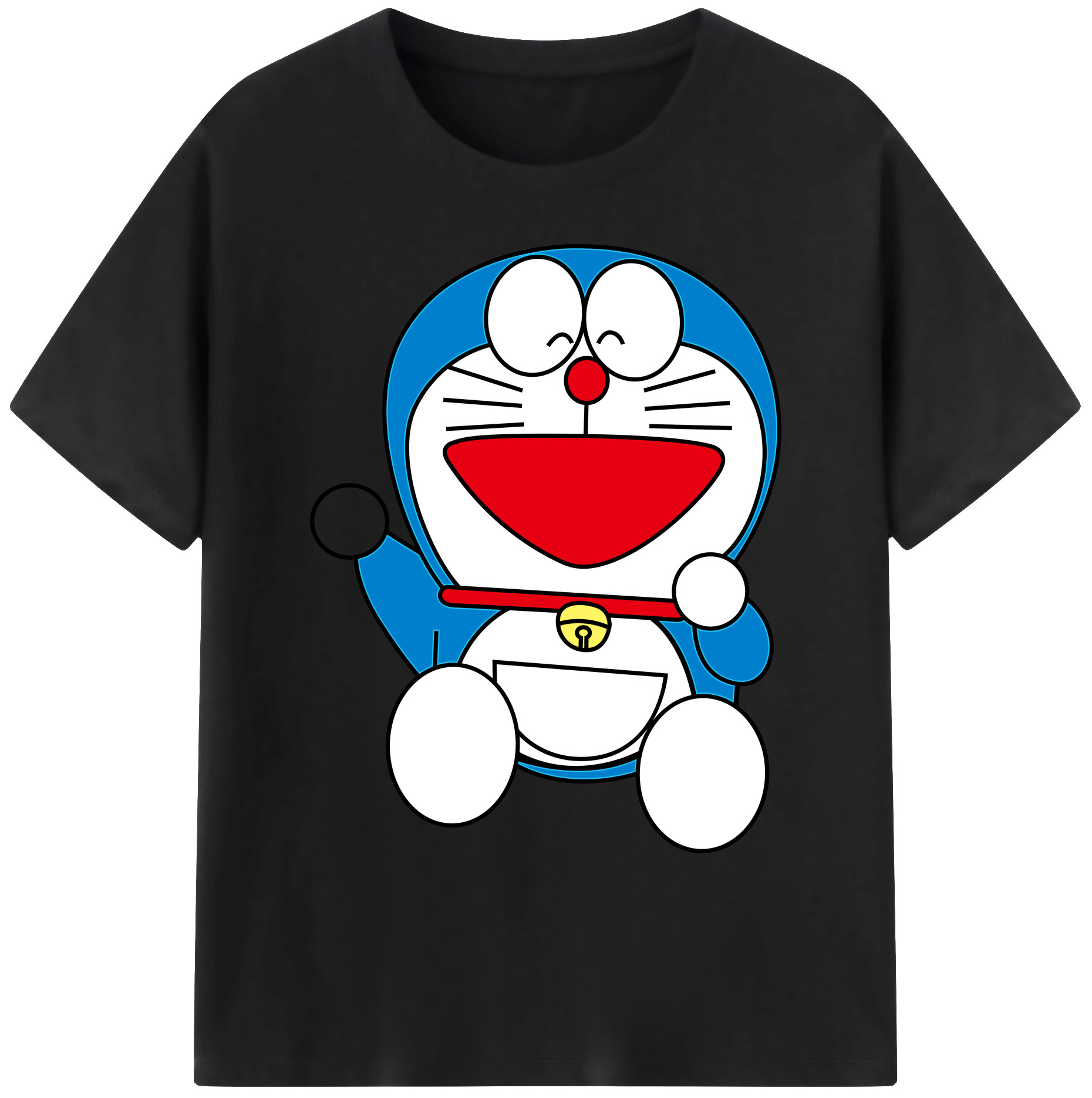 （画像用） ドラえもん Doraemon 綿100％ メンズ半袖Tシャツ｜肌触りやわらか＆通気性