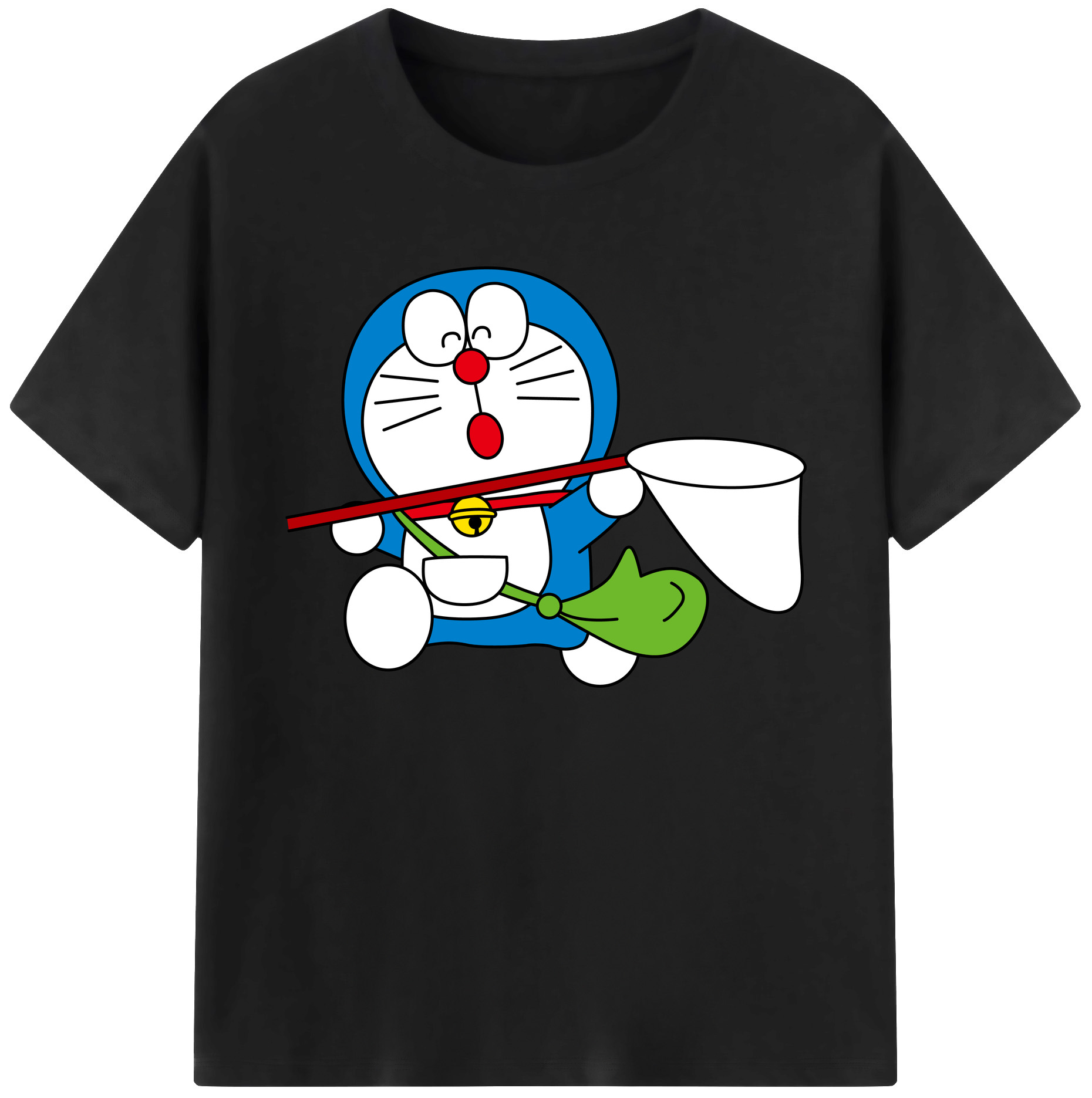 （画像用） ドラえもん Doraemon 綿100％ メンズ半袖Tシャツ｜肌触りやわらか＆通気性
