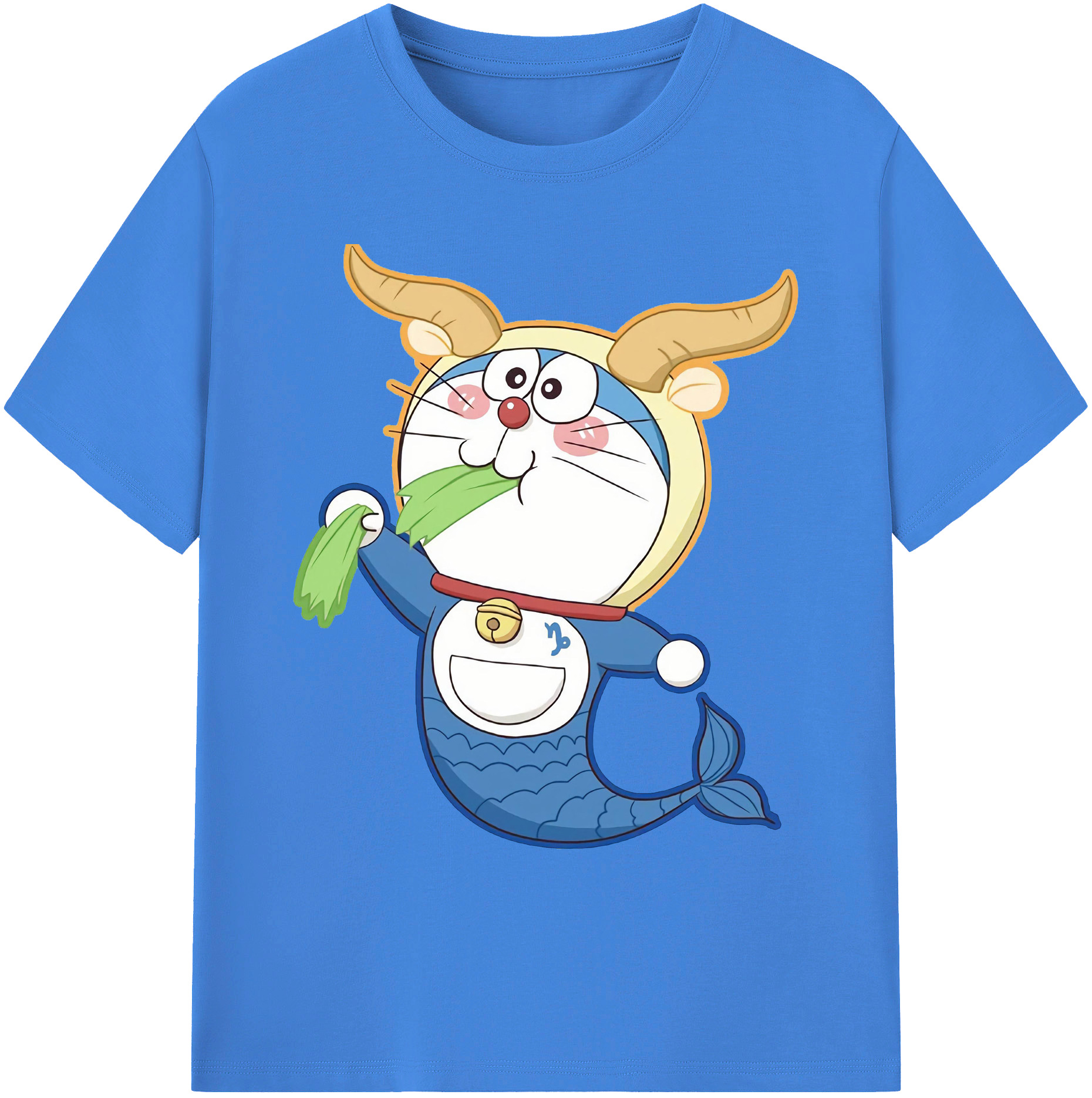 （画像用） ドラえもん Doraemon 綿100％ メンズ半袖Tシャツ｜肌触りやわらか＆通気性