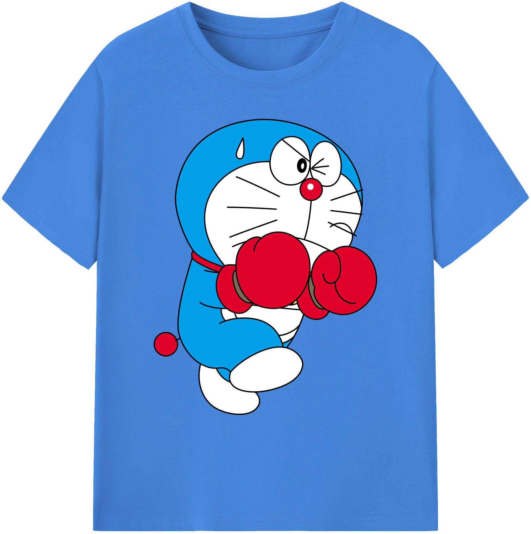 （画像用） ドラえもん Doraemon 綿100％ メンズ半袖Tシャツ｜肌触りやわらか＆通気性