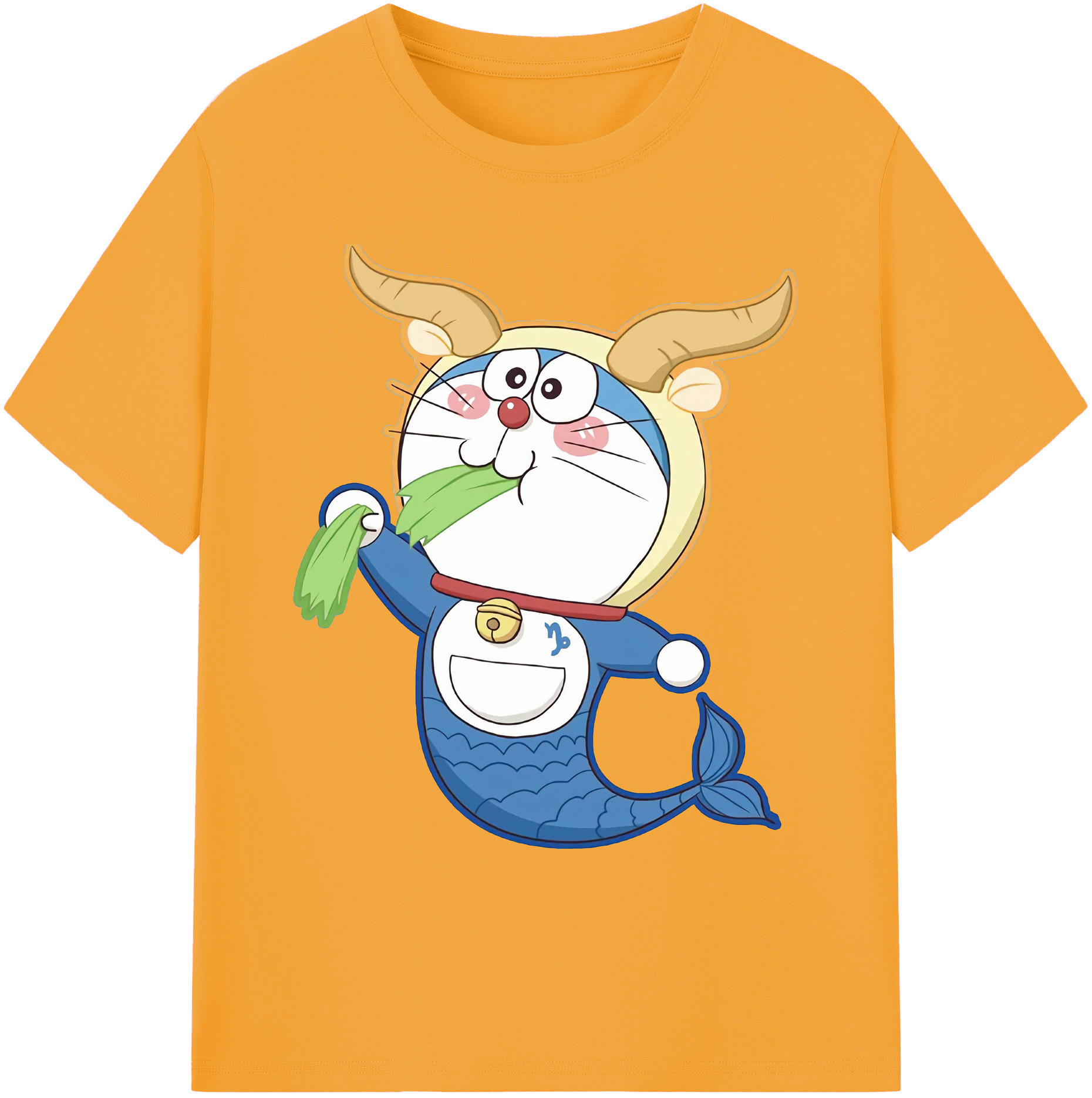 （画像用） ドラえもん Doraemon 綿100％ メンズ半袖Tシャツ｜肌触りやわらか＆通気性