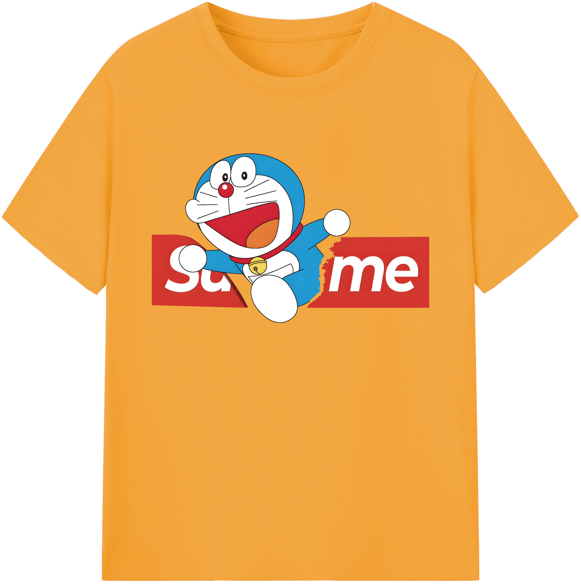 （画像用） ドラえもん Doraemon 綿100％ メンズ半袖Tシャツ｜肌触りやわらか＆通気性