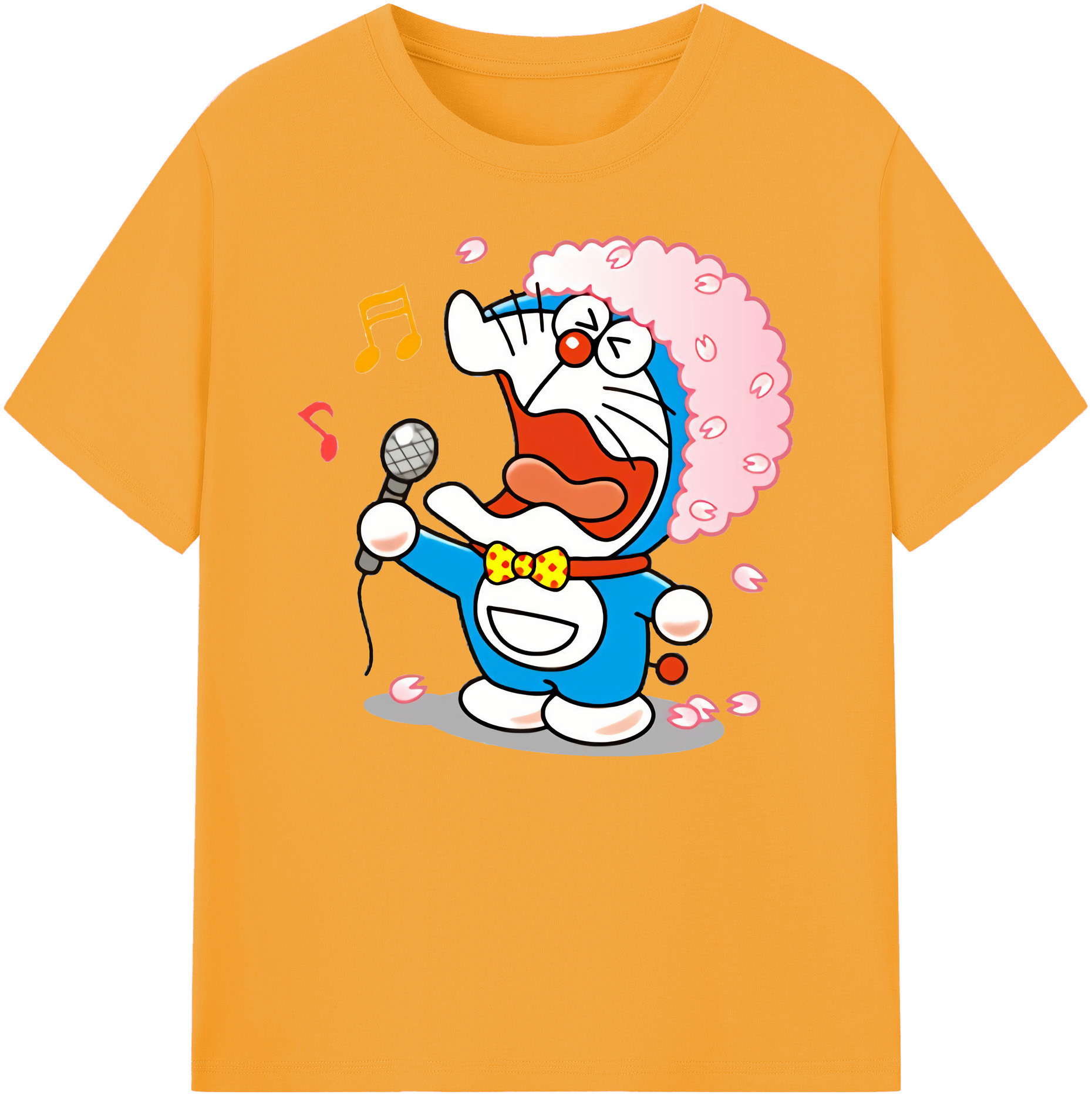 （画像用） ドラえもん Doraemon 綿100％ メンズ半袖Tシャツ｜肌触りやわらか＆通気性