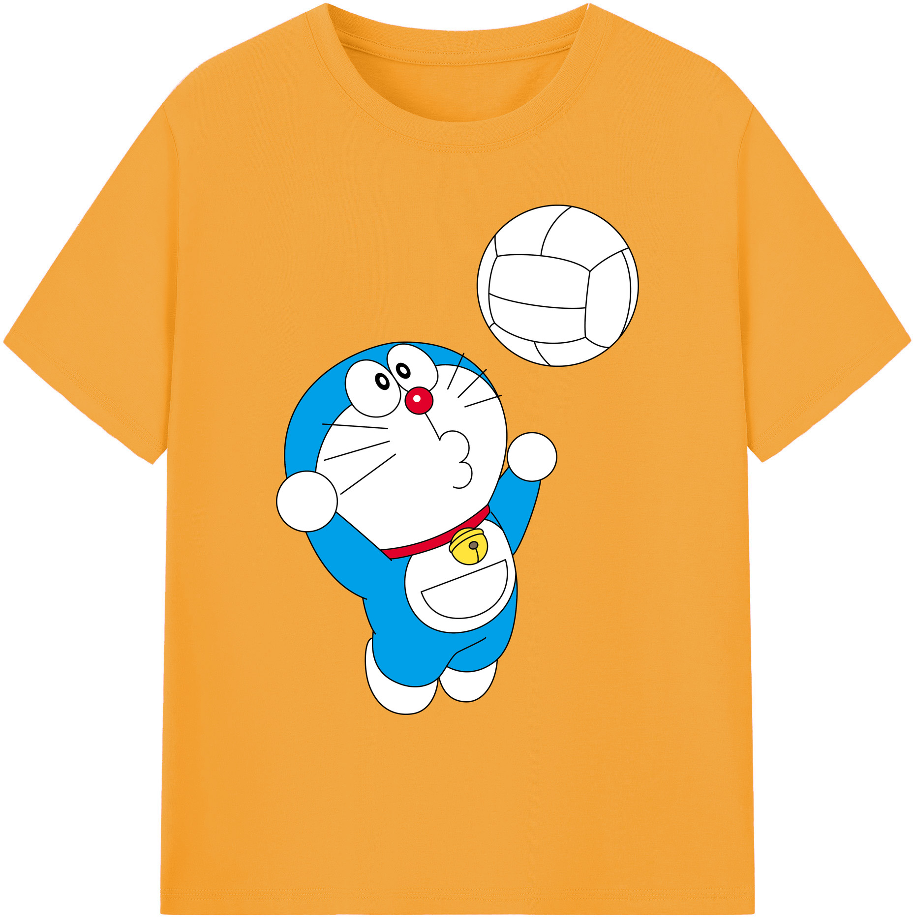 （画像用） ドラえもん Doraemon 綿100％ メンズ半袖Tシャツ｜肌触りやわらか＆通気性