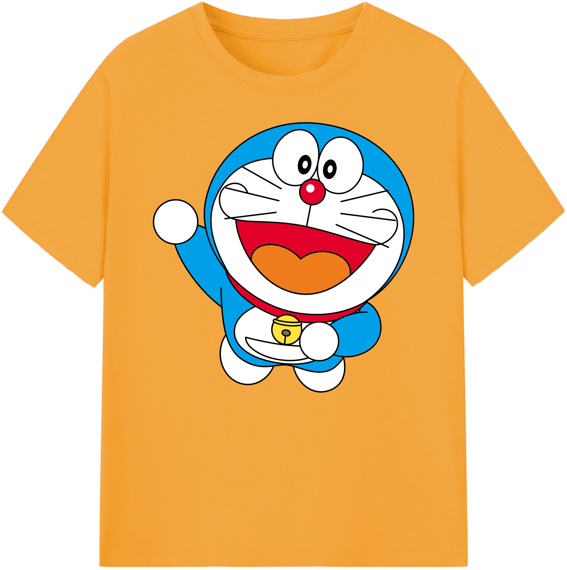 （画像用） ドラえもん Doraemon 綿100％ メンズ半袖Tシャツ｜肌触りやわらか＆通気性