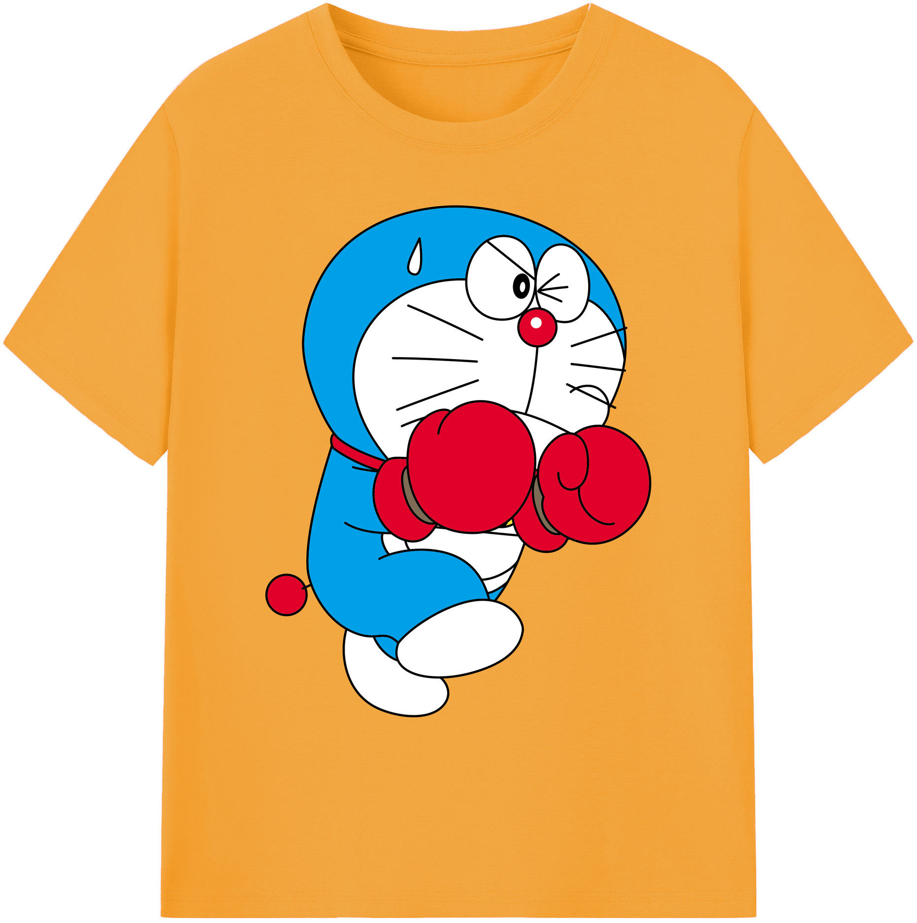 （画像用） ドラえもん Doraemon 綿100％ メンズ半袖Tシャツ｜肌触りやわらか＆通気性
