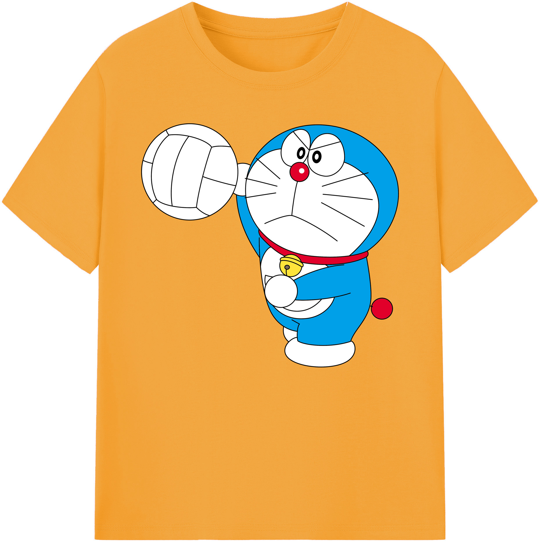 （画像用） ドラえもん Doraemon 綿100％ メンズ半袖Tシャツ｜肌触りやわらか＆通気性