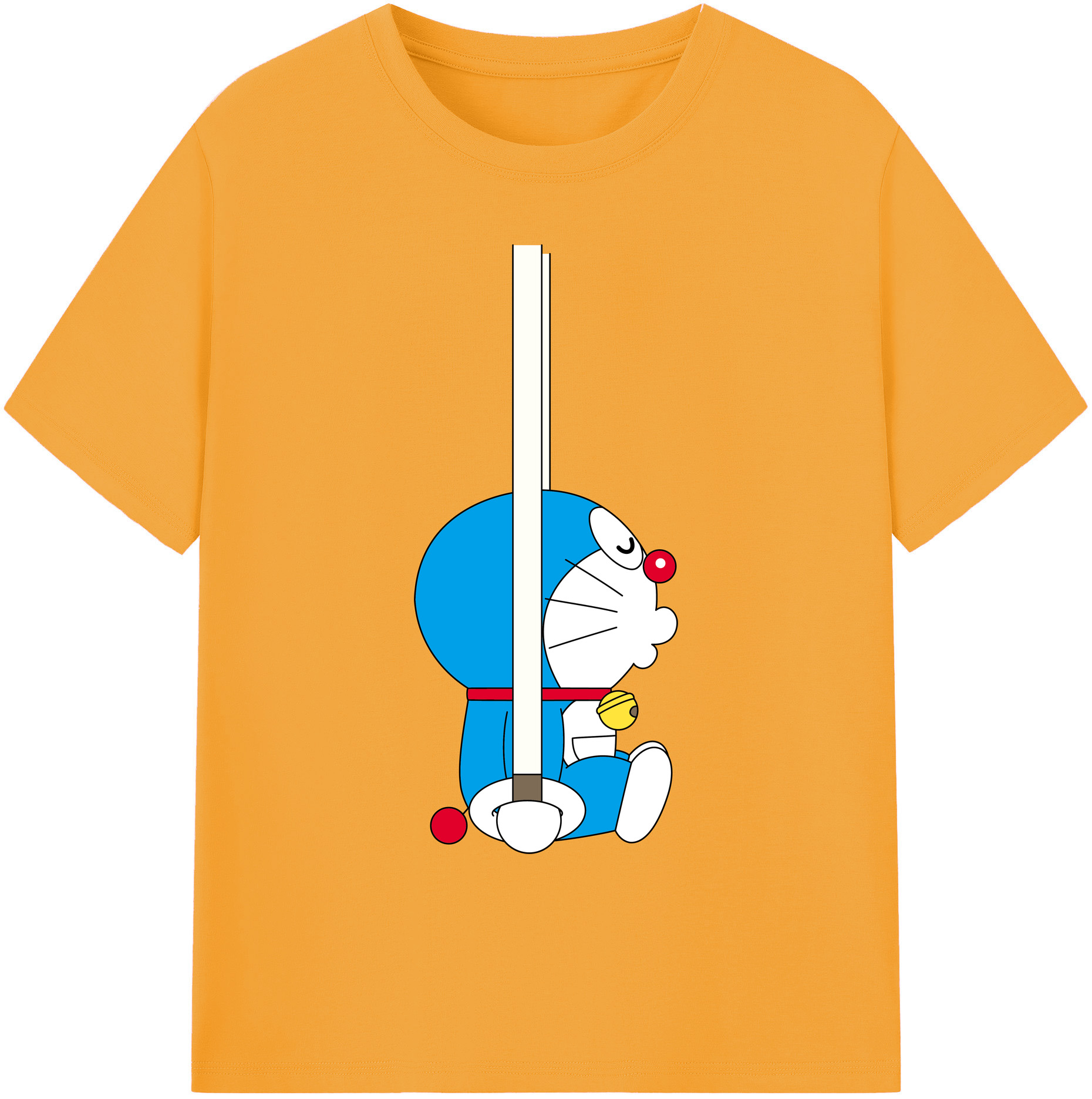 （画像用） ドラえもん Doraemon 綿100％ メンズ半袖Tシャツ｜肌触りやわらか＆通気性