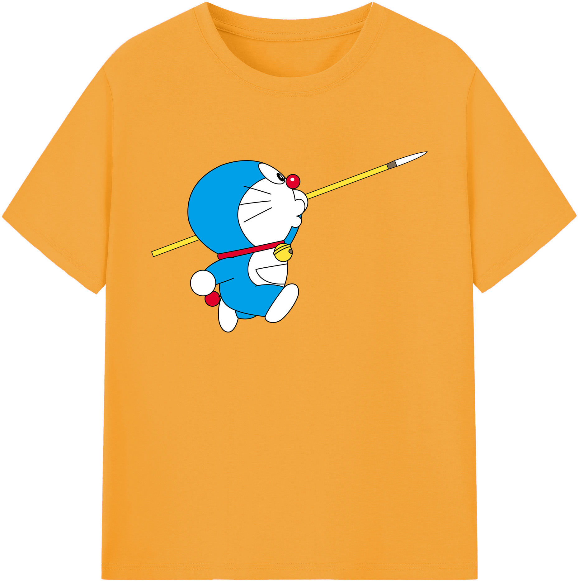 （画像用） ドラえもん Doraemon 綿100％ メンズ半袖Tシャツ｜肌触りやわらか＆通気性
