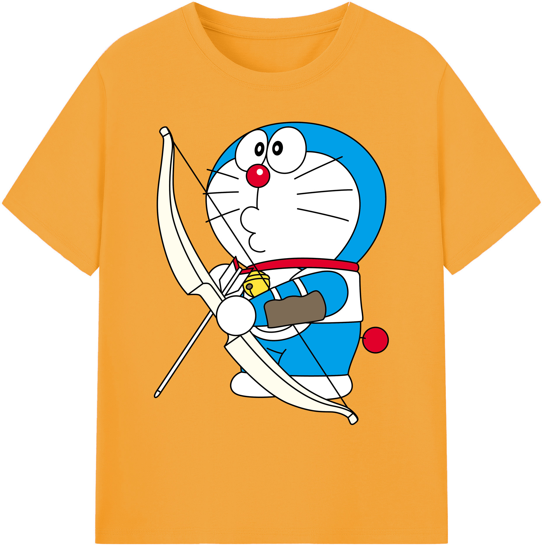 （画像用） ドラえもん Doraemon 綿100％ メンズ半袖Tシャツ｜肌触りやわらか＆通気性