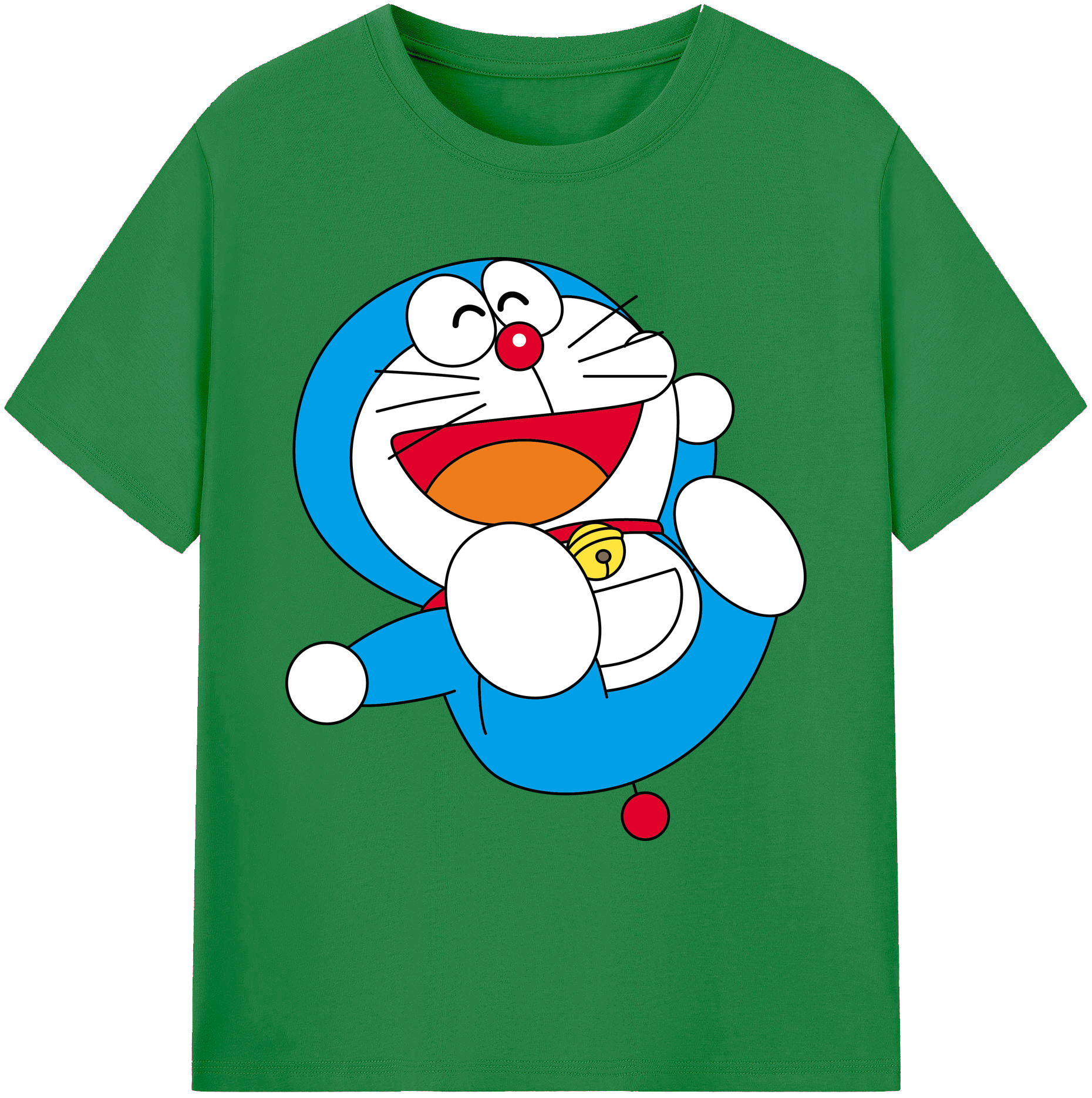 （画像用） ドラえもん Doraemon 綿100％ メンズ半袖Tシャツ｜肌触りやわらか＆通気性