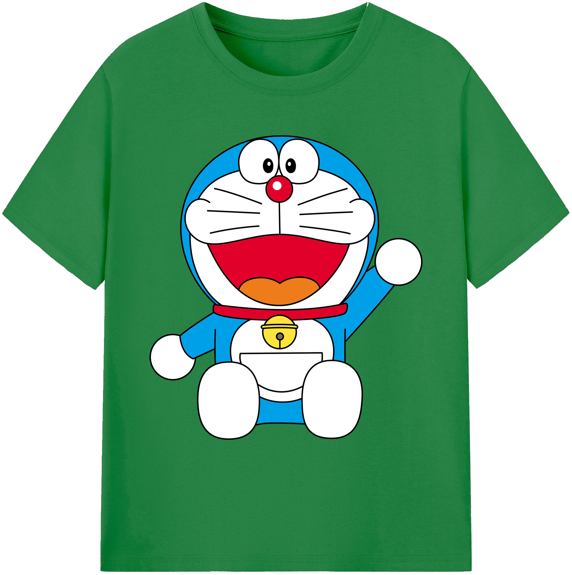 （画像用） ドラえもん Doraemon 綿100％ メンズ半袖Tシャツ｜肌触りやわらか＆通気性