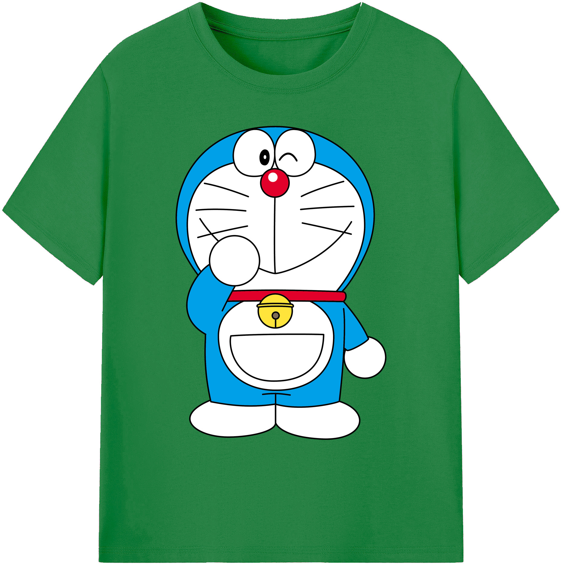 （画像用） ドラえもん Doraemon 綿100％ メンズ半袖Tシャツ｜肌触りやわらか＆通気性