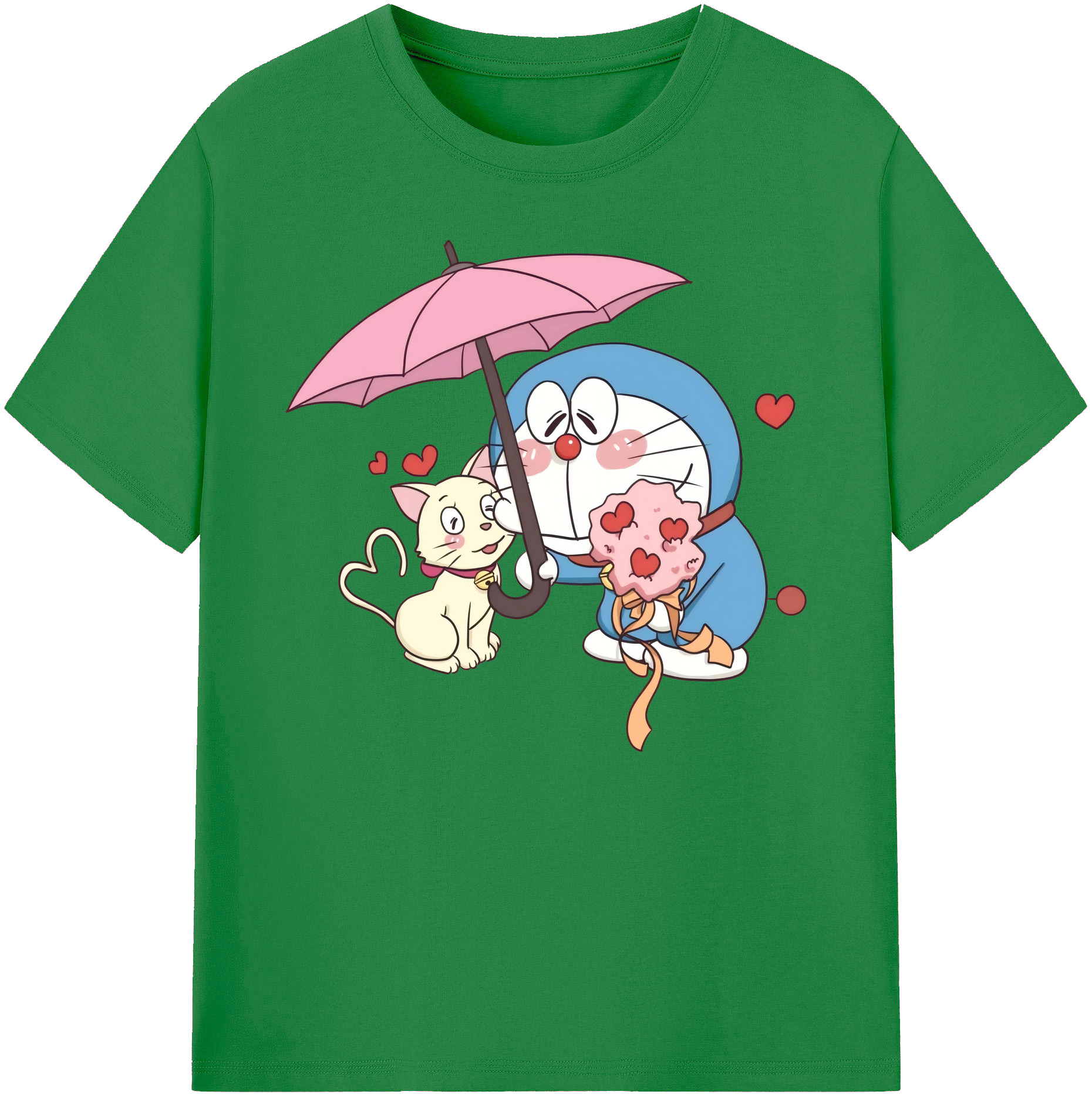 （画像用） ドラえもん Doraemon 綿100％ メンズ半袖Tシャツ｜肌触りやわらか＆通気性