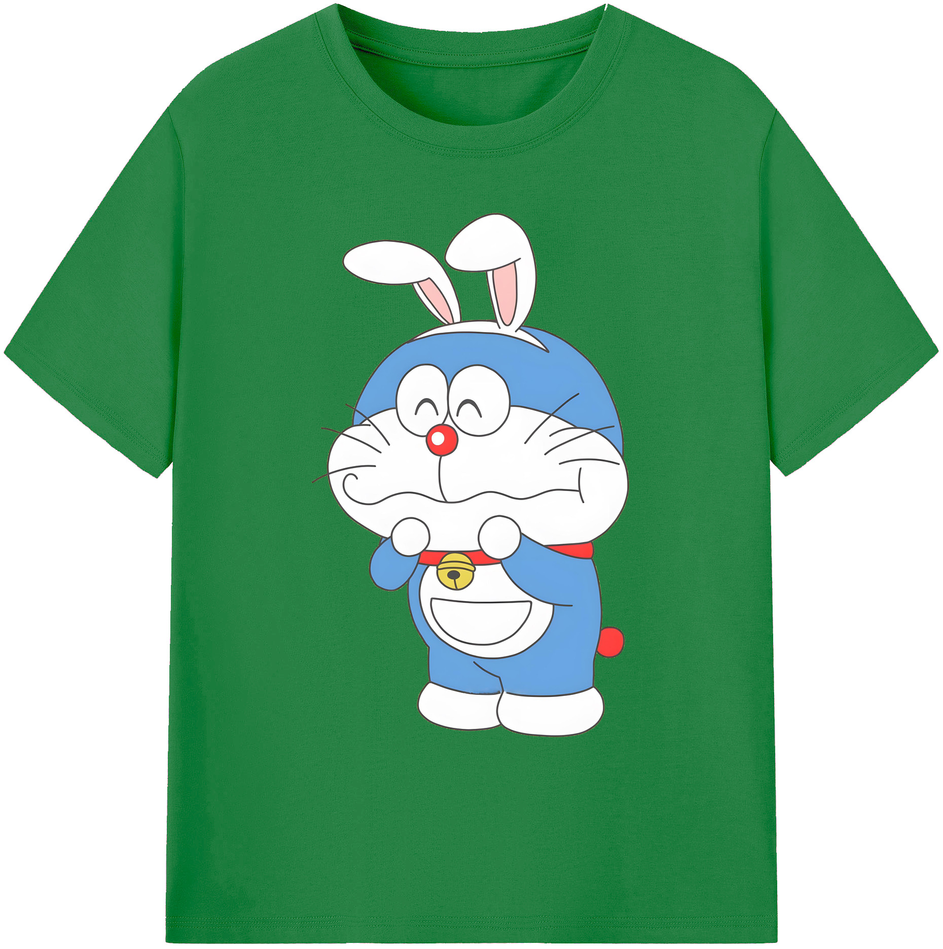 （画像用） ドラえもん Doraemon 綿100％ メンズ半袖Tシャツ｜肌触りやわらか＆通気性