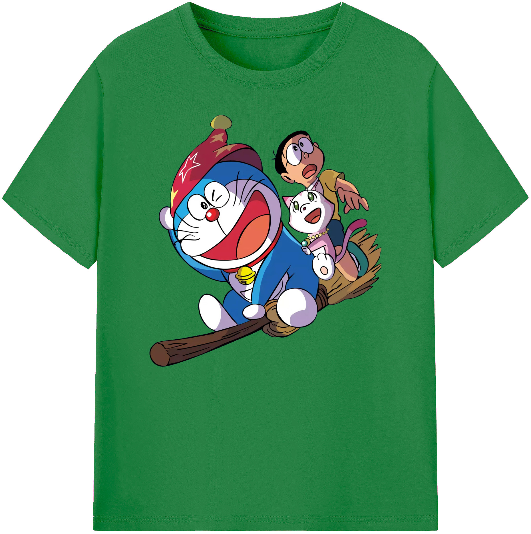 （画像用） ドラえもん Doraemon 綿100％ メンズ半袖Tシャツ｜肌触りやわらか＆通気性
