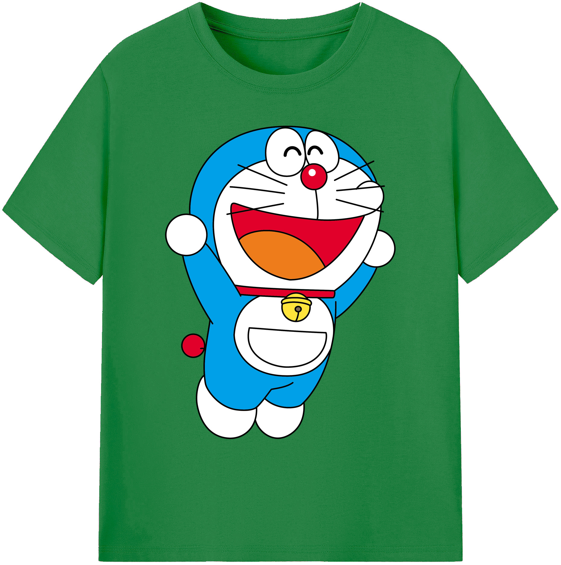 （画像用） ドラえもん Doraemon 綿100％ メンズ半袖Tシャツ｜肌触りやわらか＆通気性