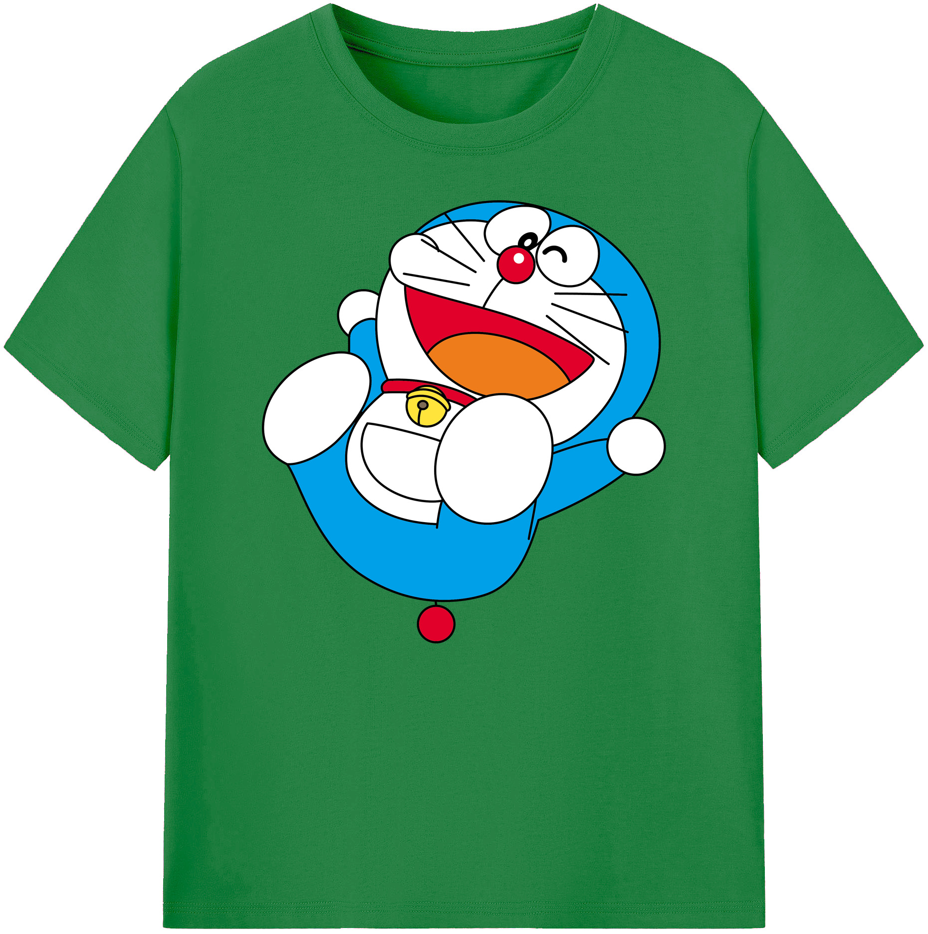 （画像用） ドラえもん Doraemon 綿100％ メンズ半袖Tシャツ｜肌触りやわらか＆通気性