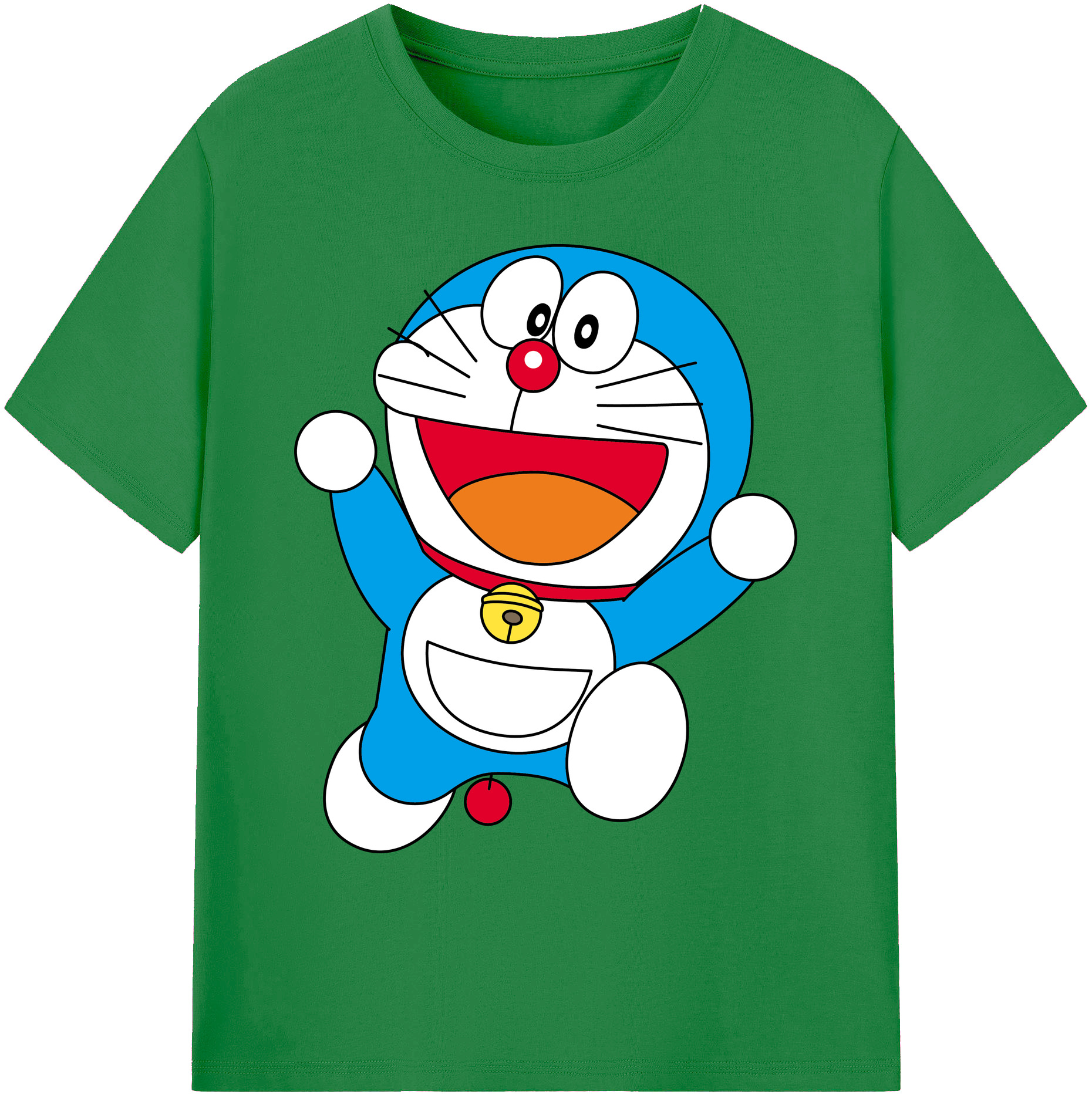 （画像用） ドラえもん Doraemon 綿100％ メンズ半袖Tシャツ｜肌触りやわらか＆通気性