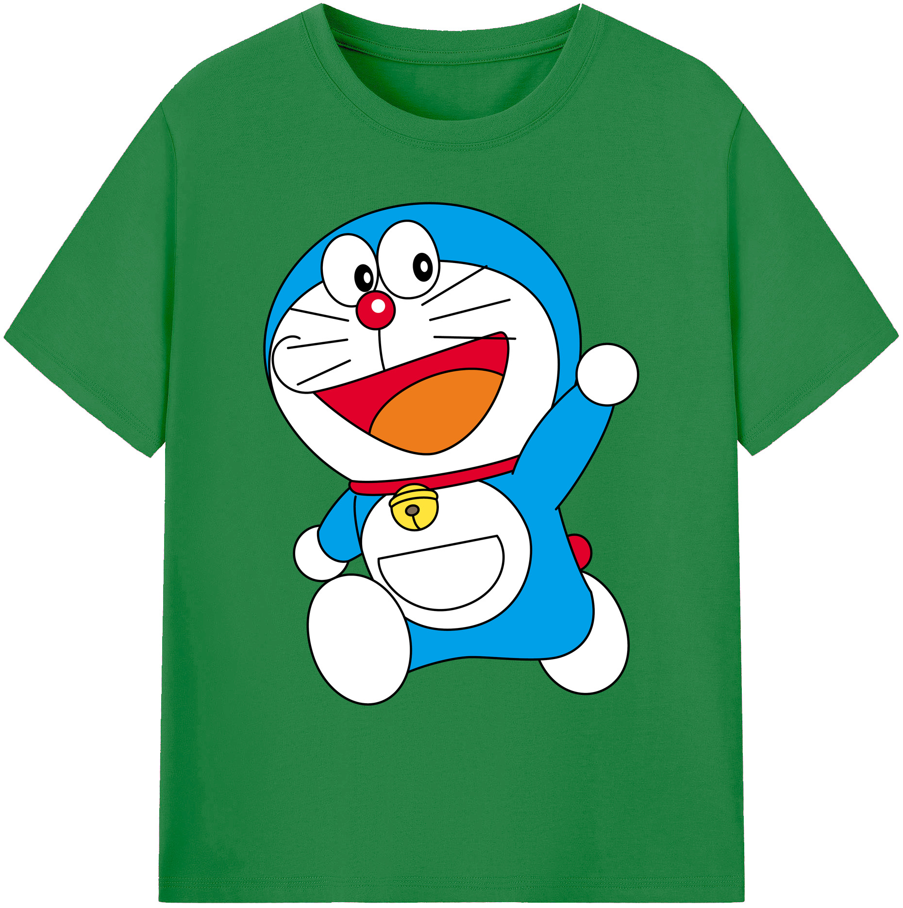 （画像用） ドラえもん Doraemon 綿100％ メンズ半袖Tシャツ｜肌触りやわらか＆通気性