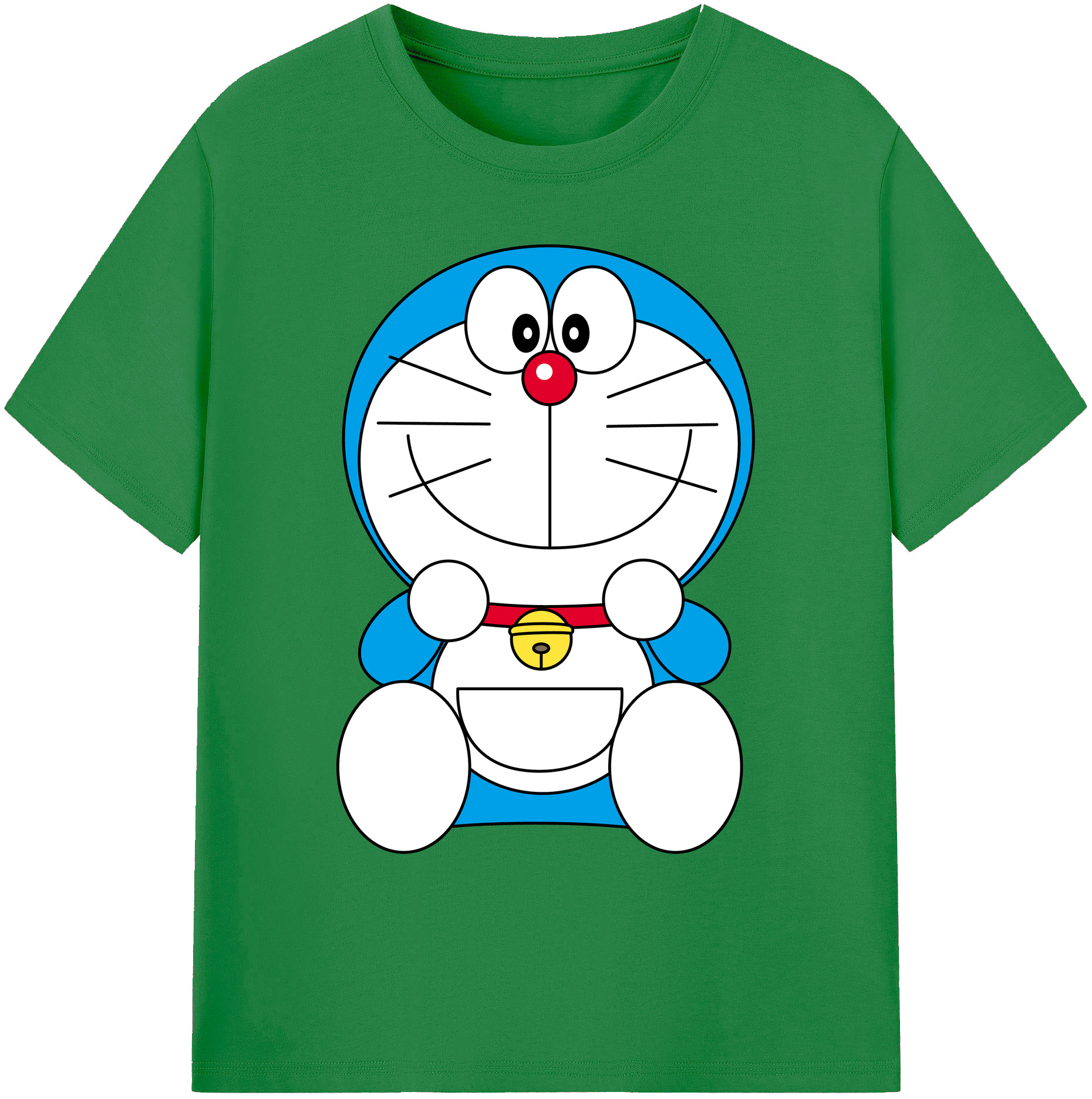 （画像用） ドラえもん Doraemon 綿100％ メンズ半袖Tシャツ｜肌触りやわらか＆通気性