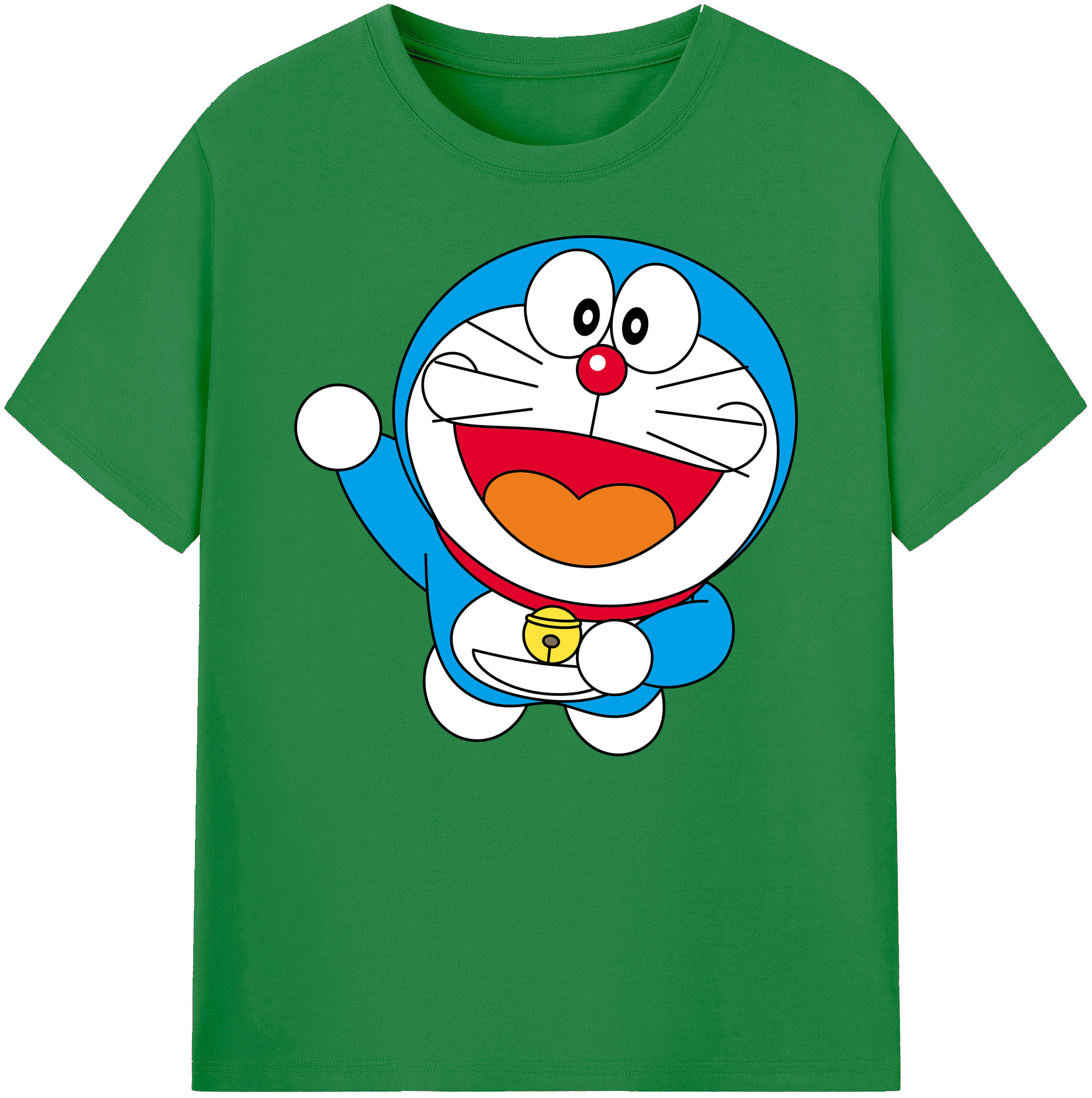 （画像用） ドラえもん Doraemon 綿100％ メンズ半袖Tシャツ｜肌触りやわらか＆通気性