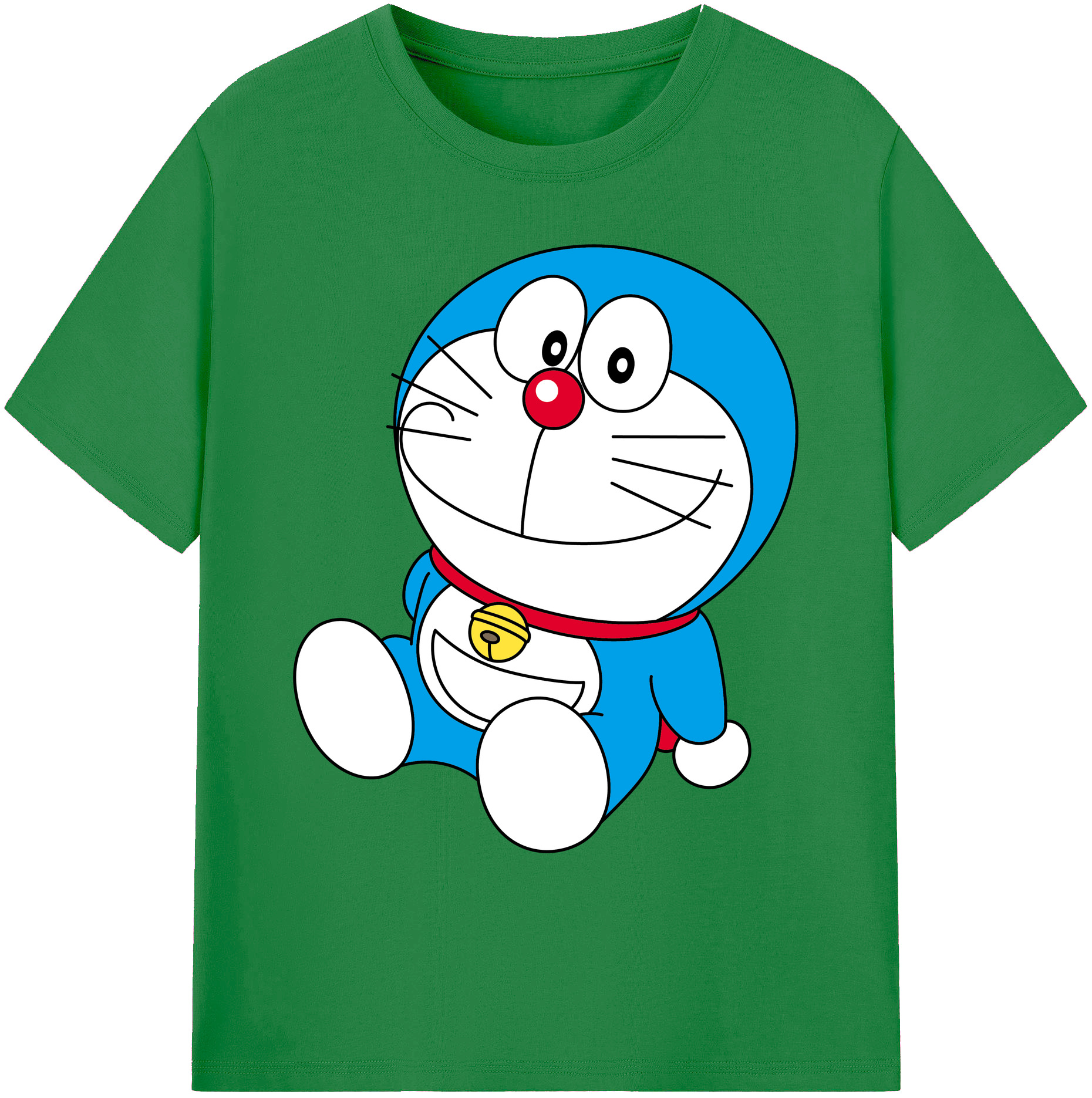 （画像用） ドラえもん Doraemon 綿100％ メンズ半袖Tシャツ｜肌触りやわらか＆通気性