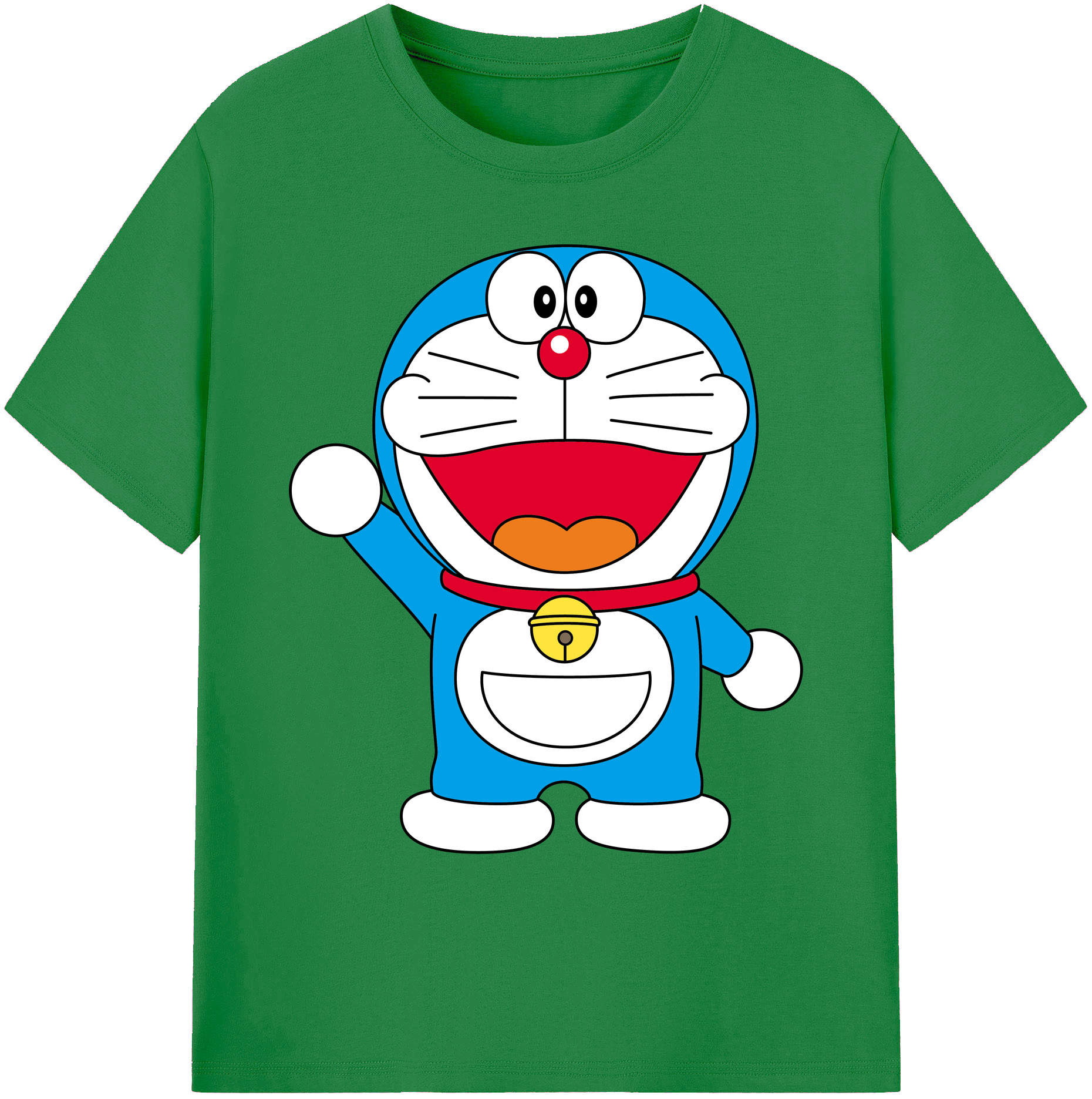 （画像用） ドラえもん Doraemon 綿100％ メンズ半袖Tシャツ｜肌触りやわらか＆通気性