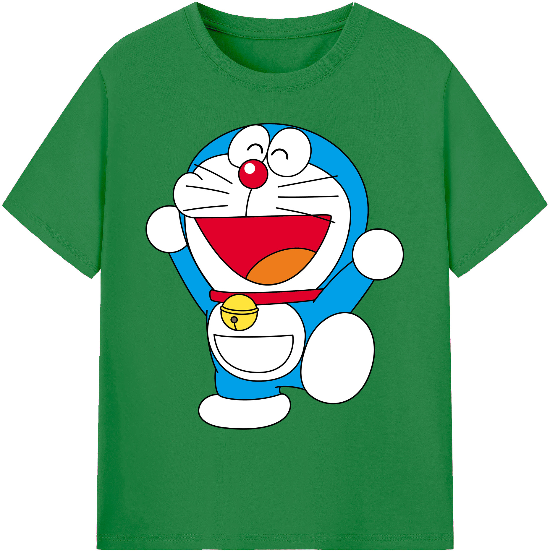 （画像用） ドラえもん Doraemon 綿100％ メンズ半袖Tシャツ｜肌触りやわらか＆通気性