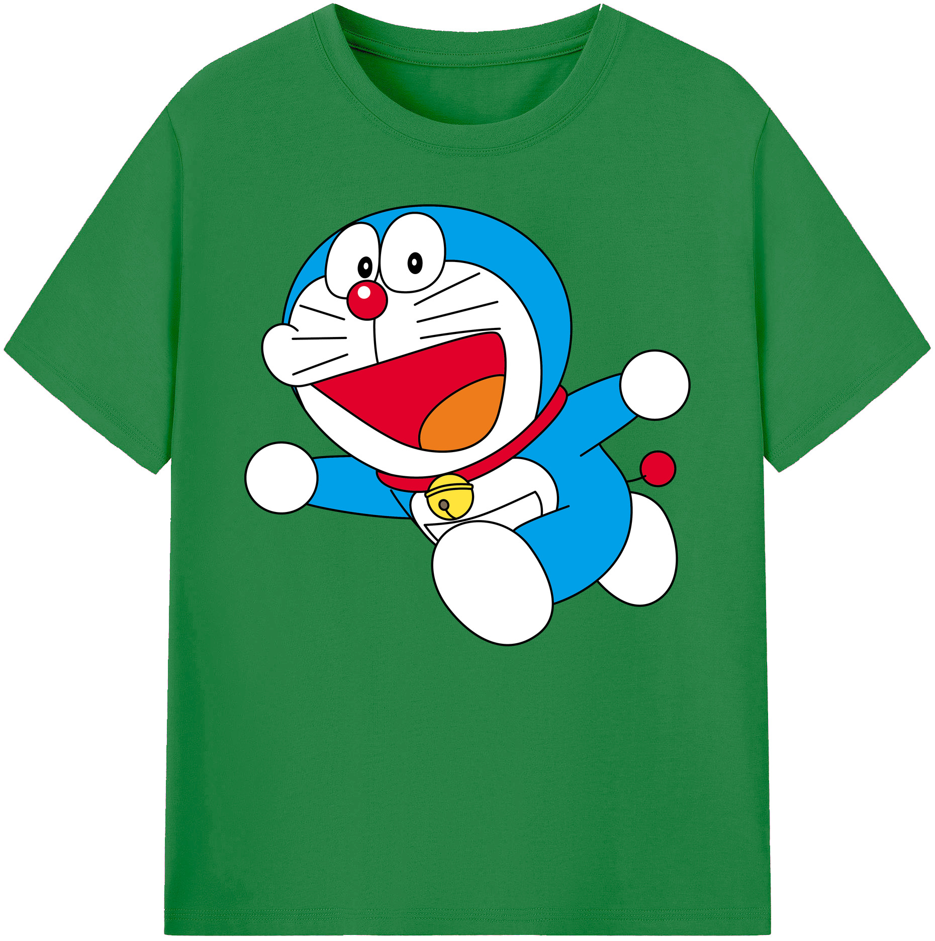 （画像用） ドラえもん Doraemon 綿100％ メンズ半袖Tシャツ｜肌触りやわらか＆通気性