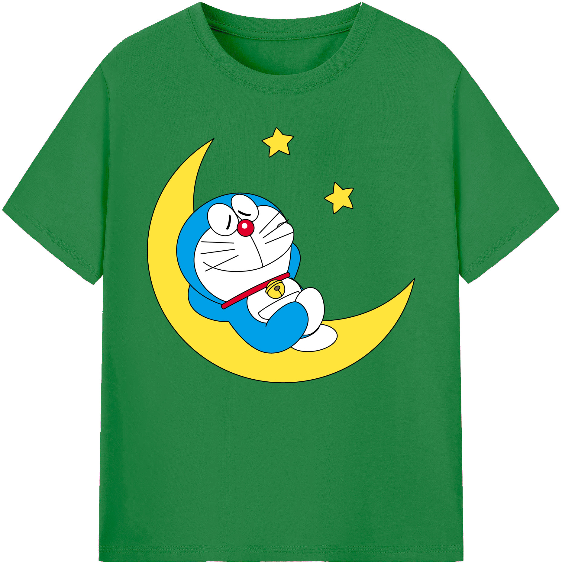 （画像用） ドラえもん Doraemon 綿100％ メンズ半袖Tシャツ｜肌触りやわらか＆通気性