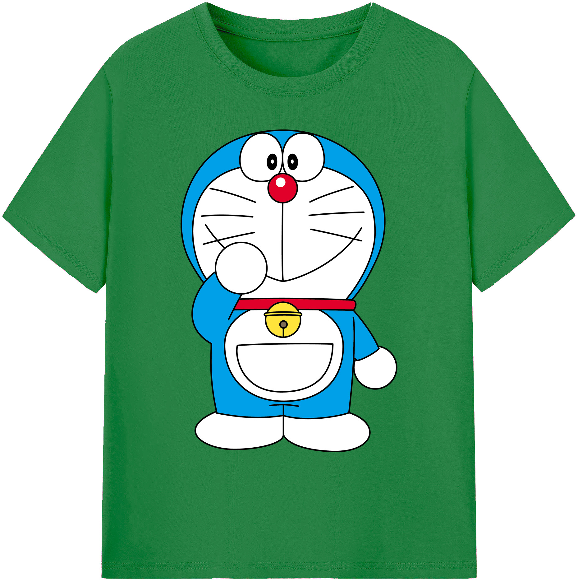 （画像用） ドラえもん Doraemon 綿100％ メンズ半袖Tシャツ｜肌触りやわらか＆通気性
