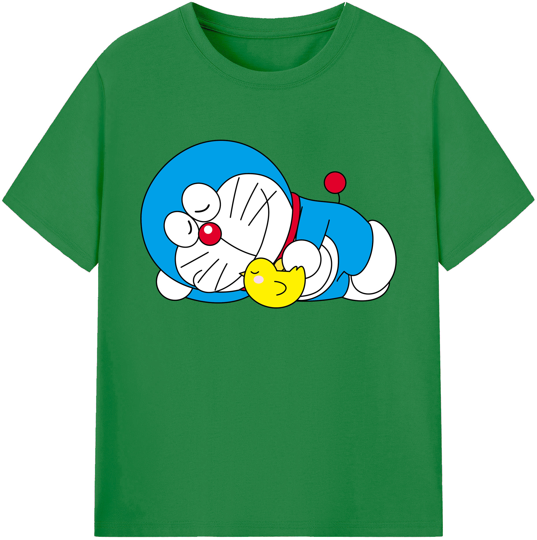 （画像用） ドラえもん Doraemon 綿100％ メンズ半袖Tシャツ｜肌触りやわらか＆通気性
