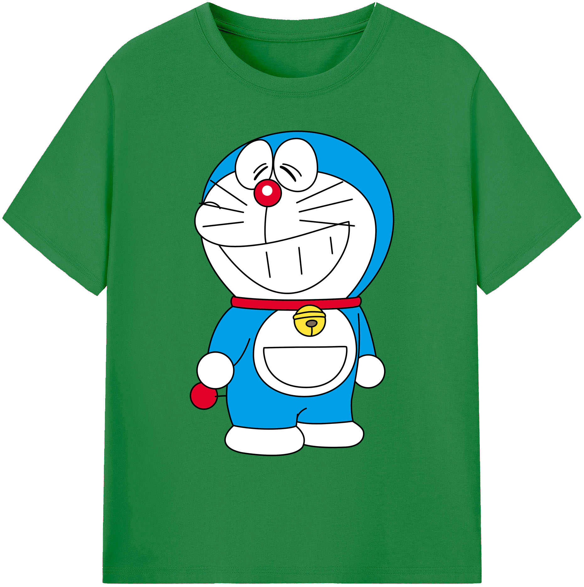 （画像用） ドラえもん Doraemon 綿100％ メンズ半袖Tシャツ｜肌触りやわらか＆通気性