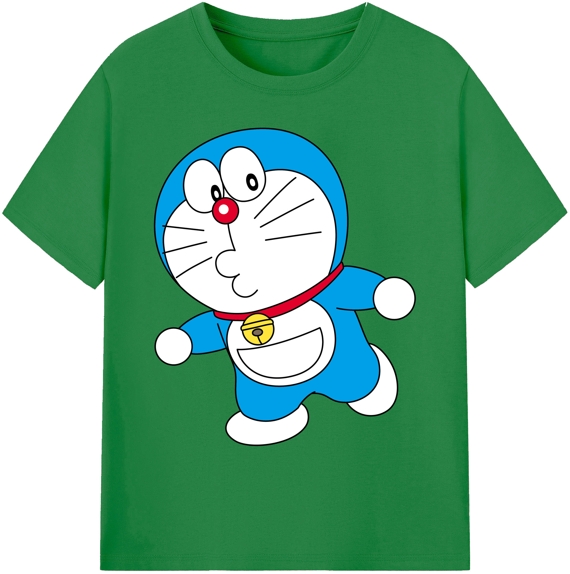 （画像用） ドラえもん Doraemon 綿100％ メンズ半袖Tシャツ｜肌触りやわらか＆通気性