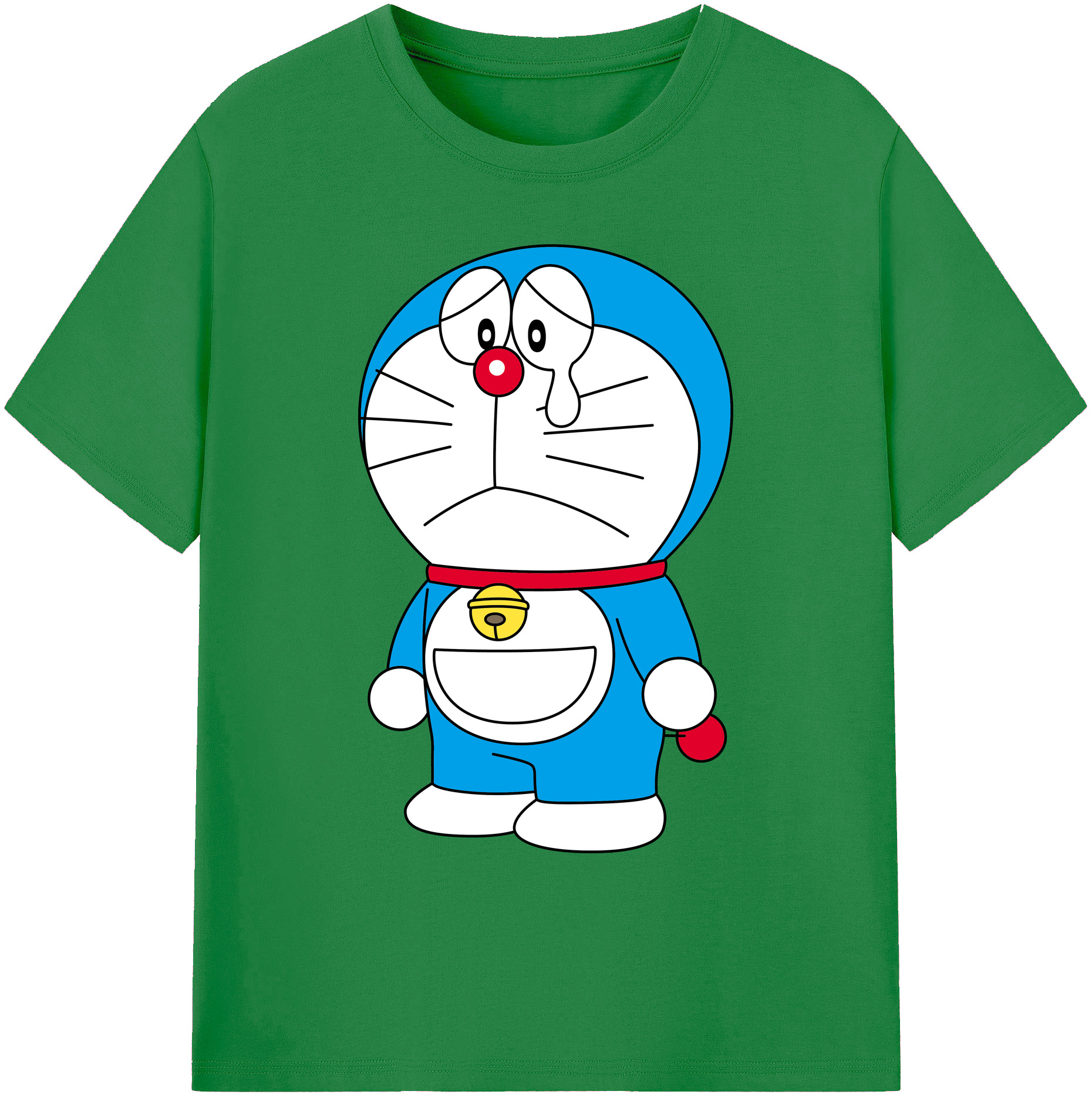 （画像用） ドラえもん Doraemon 綿100％ メンズ半袖Tシャツ｜肌触りやわらか＆通気性